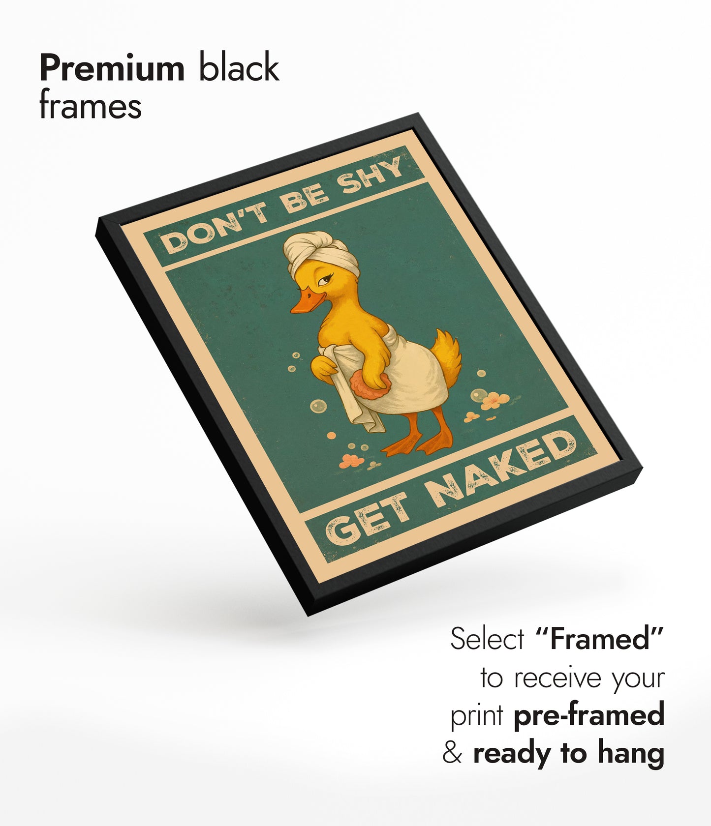 Ne soyez pas timide, déshabillez-vous