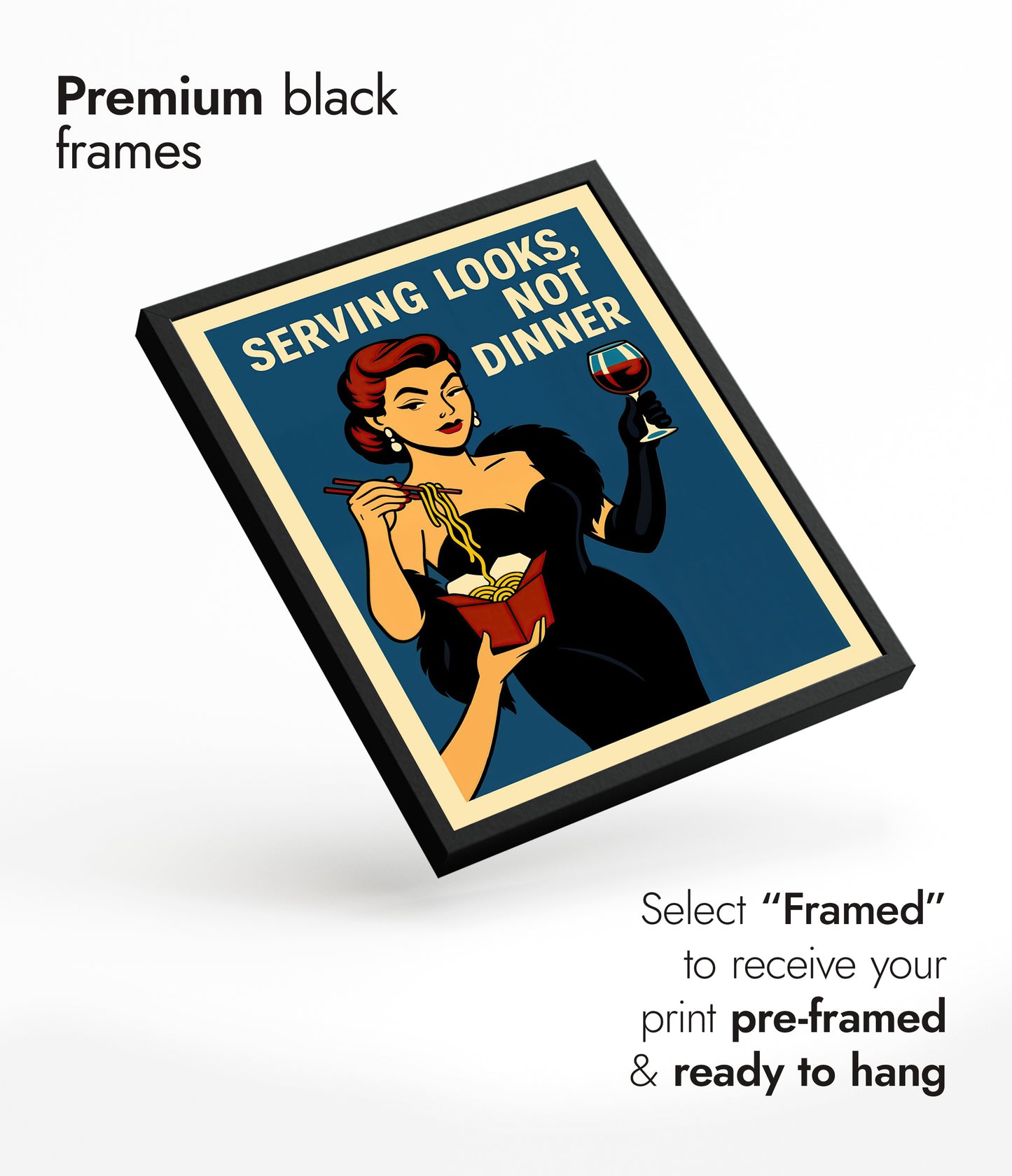 Serving Looks, Not Dinner