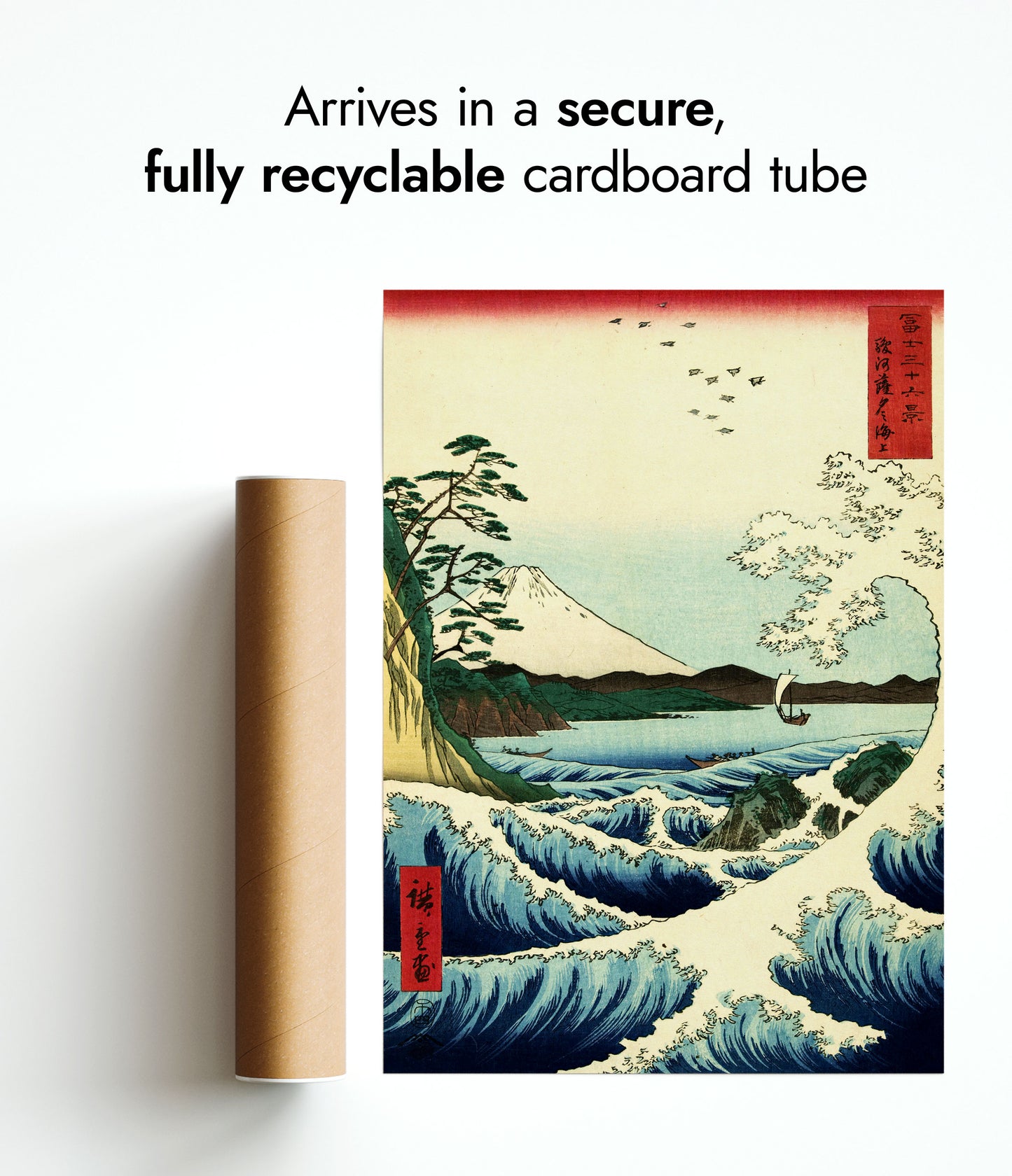 Woodblock Waves - Set of 3