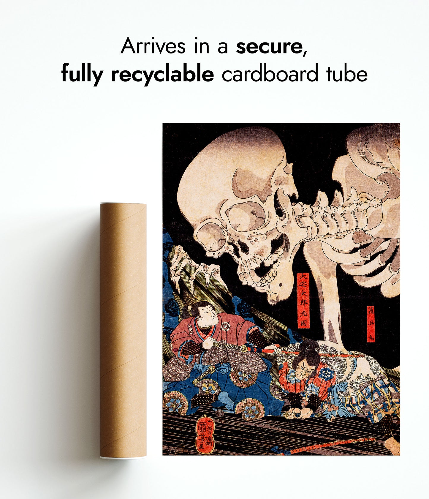 Samurai Woodblock Ukiyo-e - Set of 3