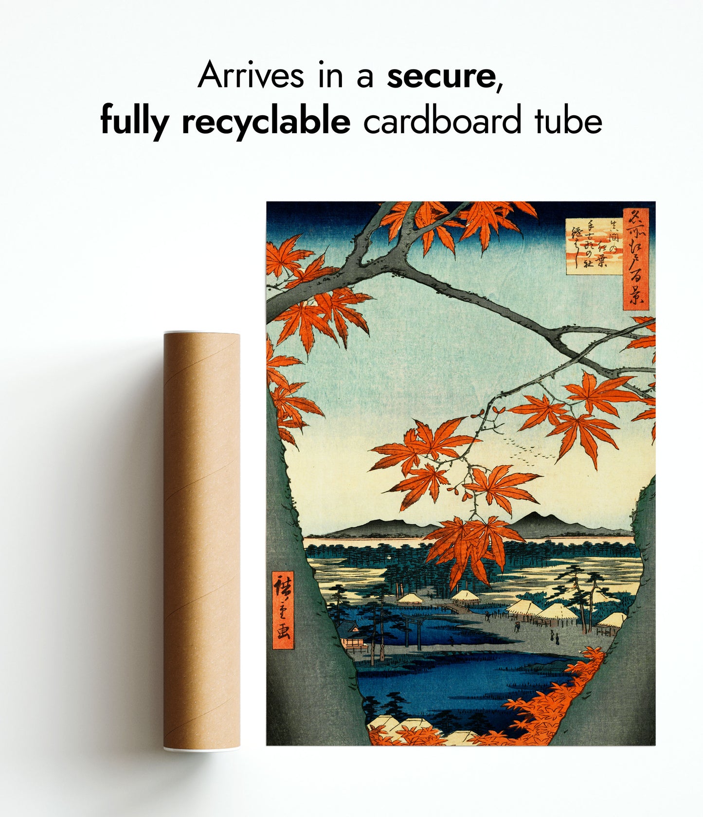 Blossoming Trees Woodblock - Set of 3