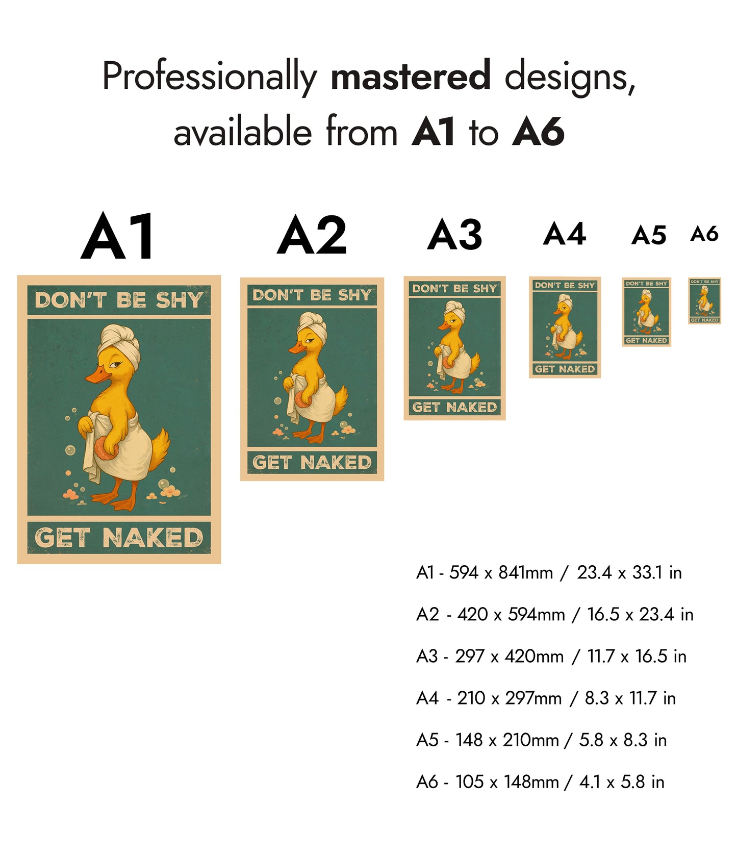 Ne soyez pas timide, déshabillez-vous