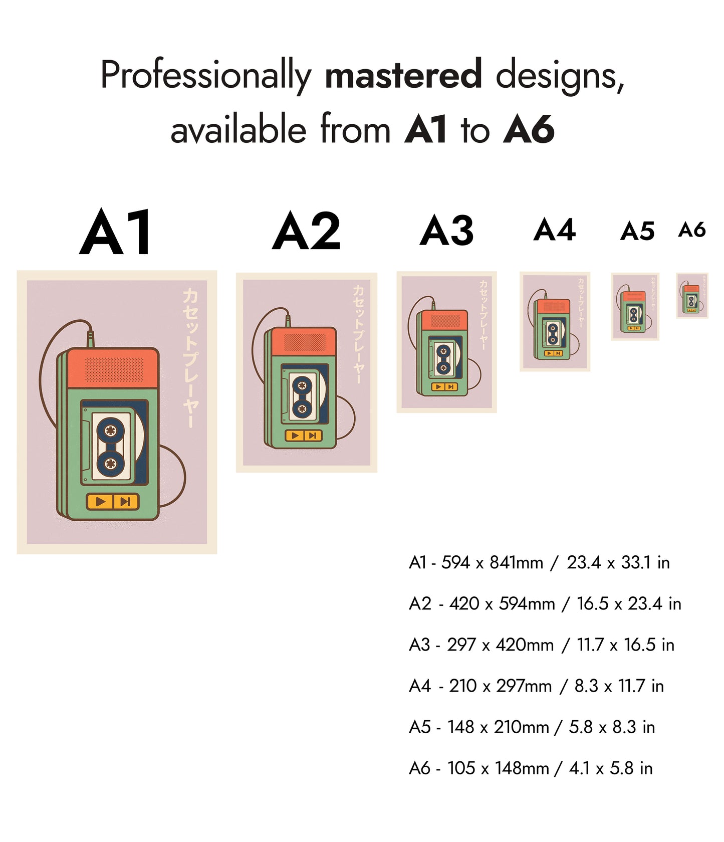 Draagbare cassetteplayer