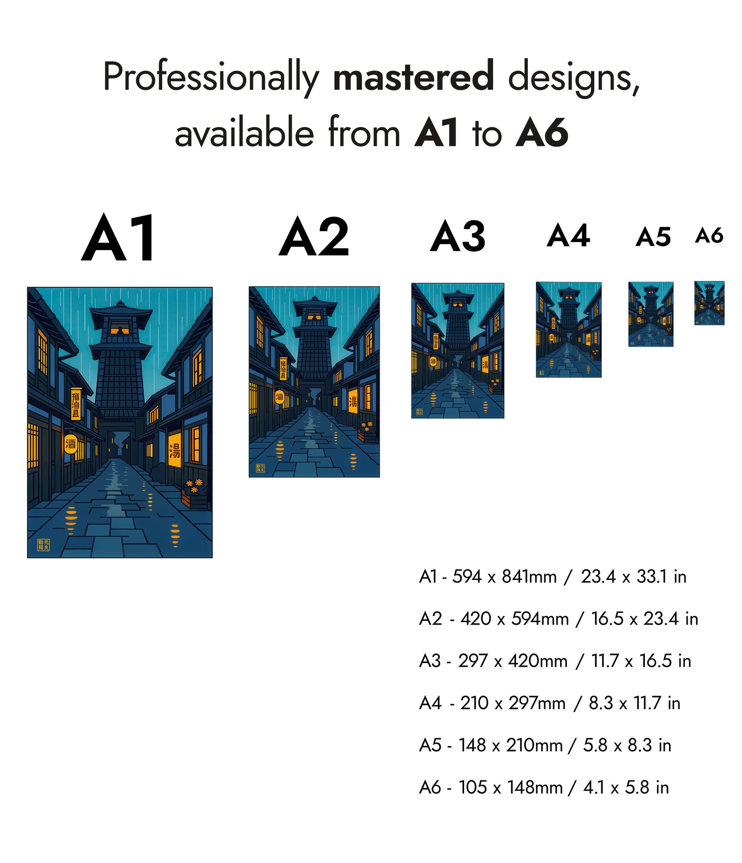 Guard Tower in the Rain