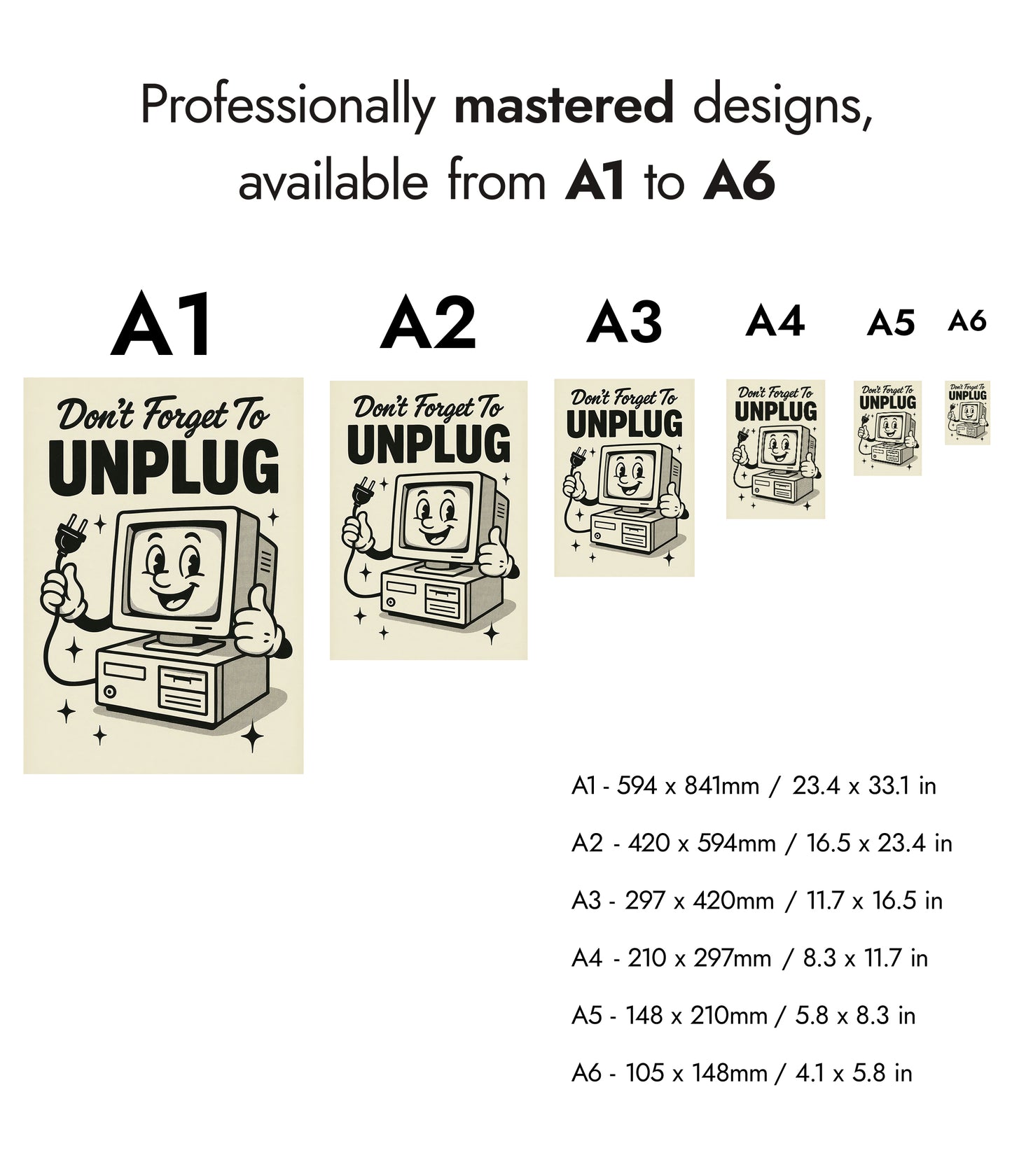 Glöm inte att koppla ur