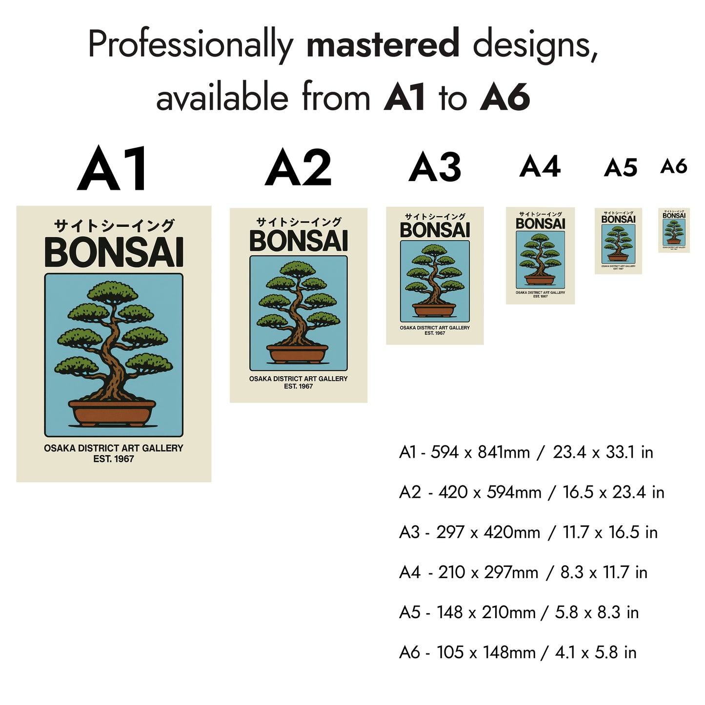 Trio de la Galerie d'Art du District d'Osaka