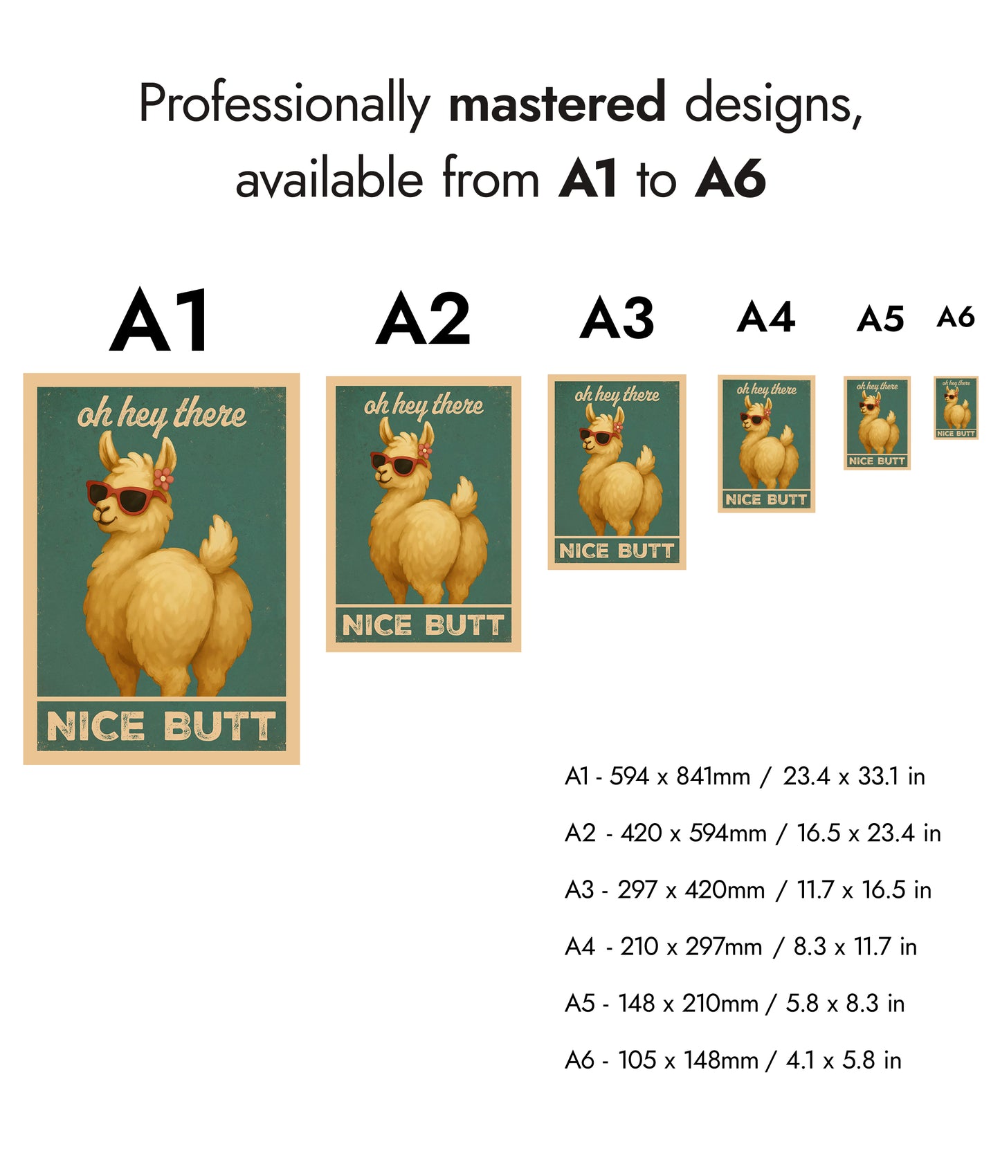 Oh, hallo! Netter Hintern