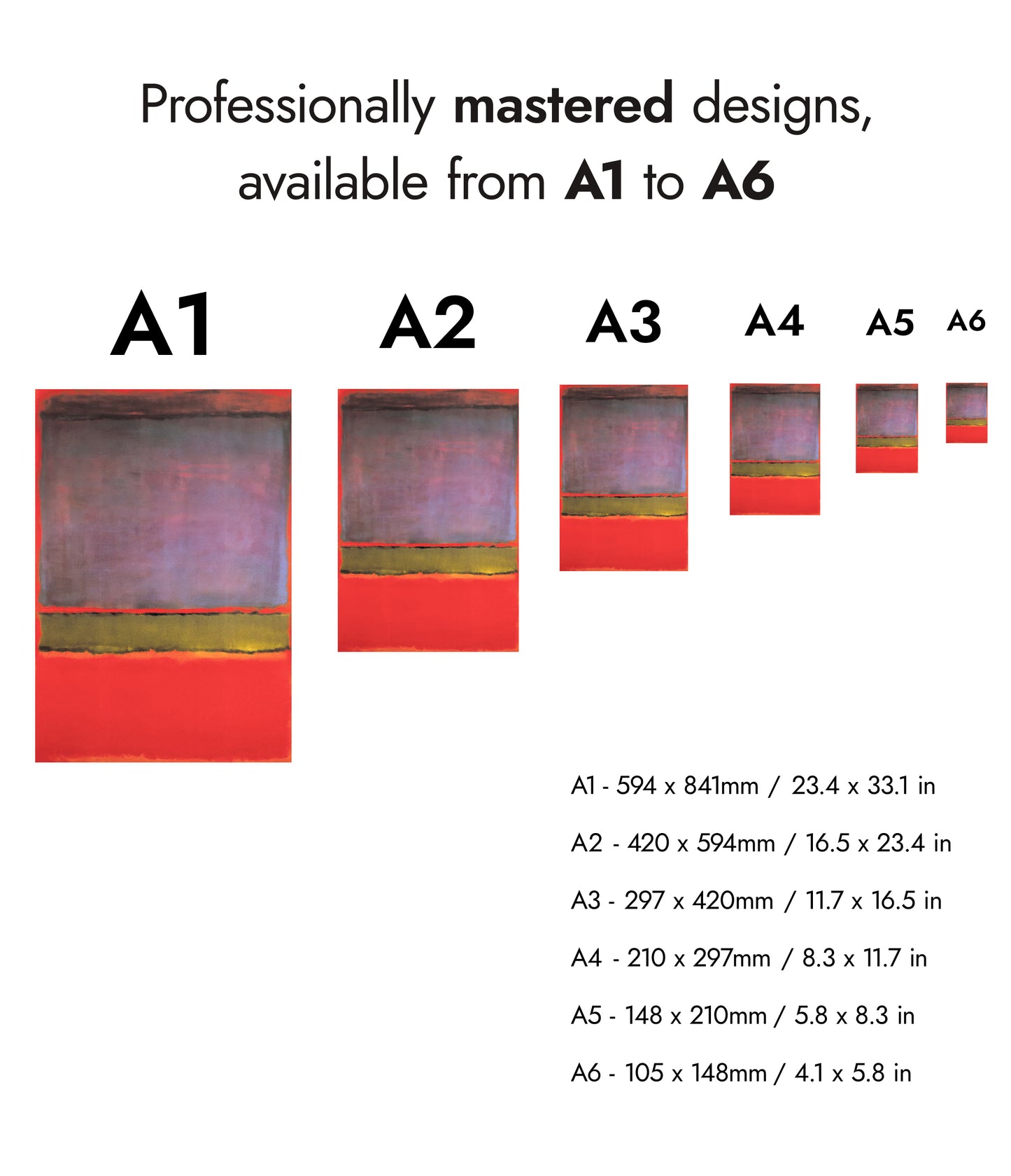 Nr. 6 (Violett, Grün & Rot)