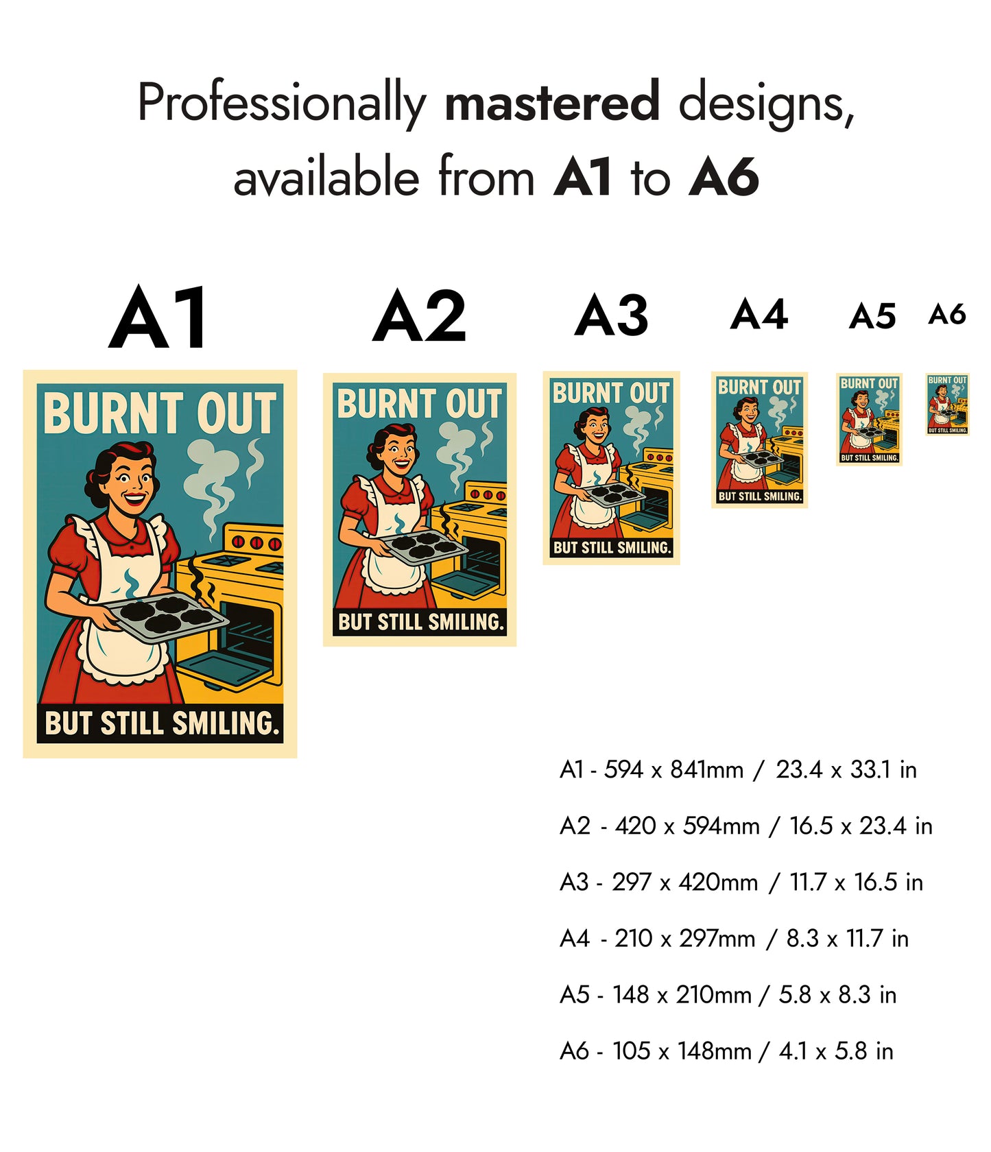 Opgebrand, maar nog steeds glimlachend