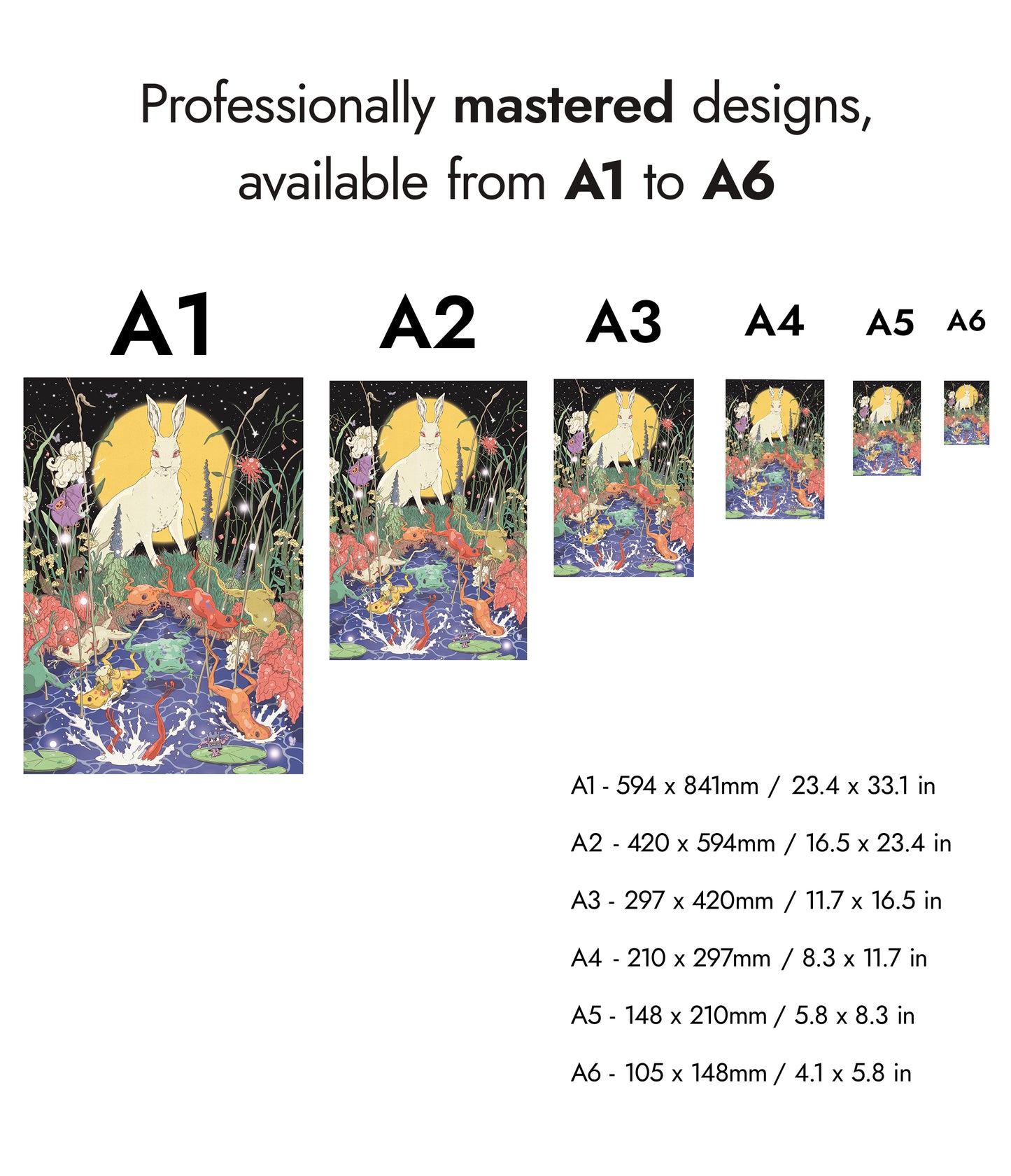 The Hare and the Frogs (Night Version)