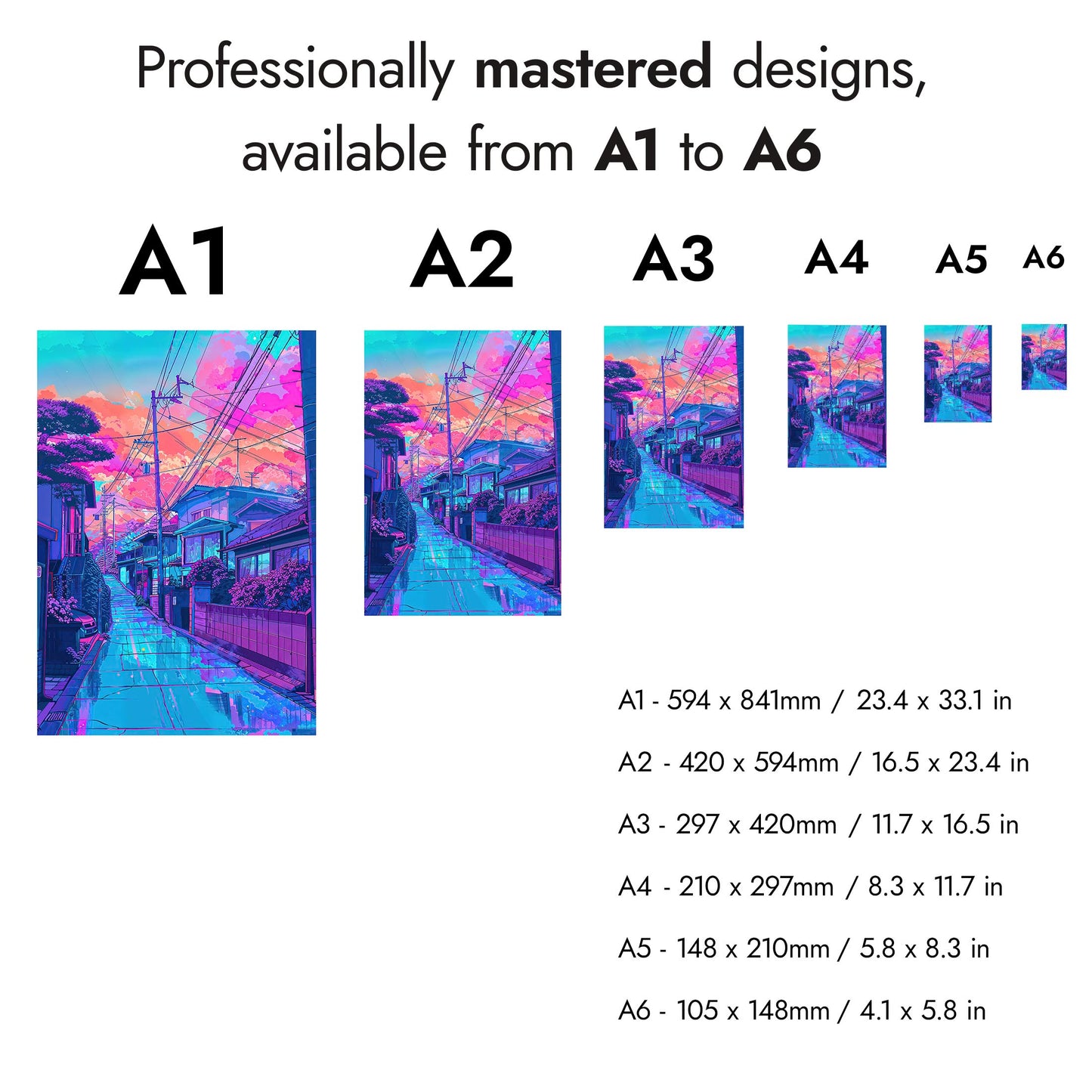 Lo-Fi Japanese Cityscapes