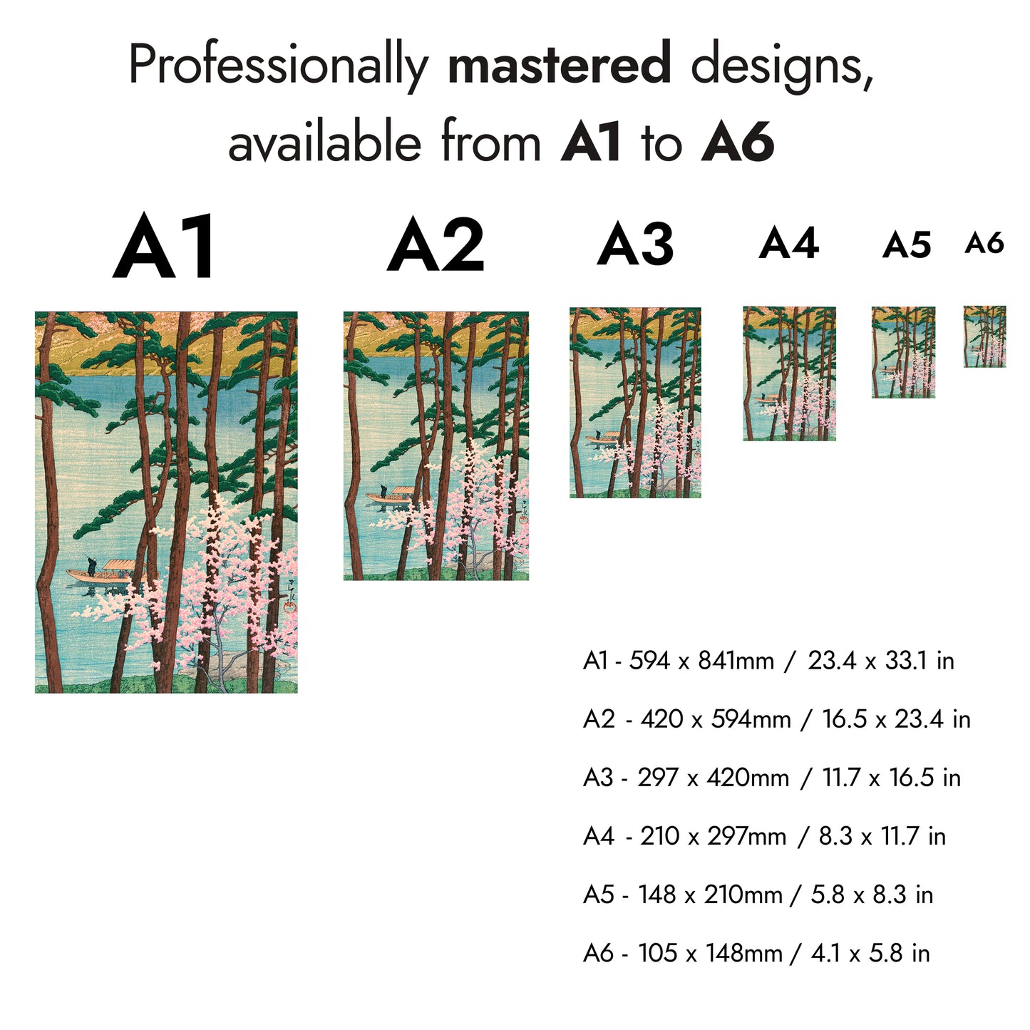 Klassieke Hasui-taferelen