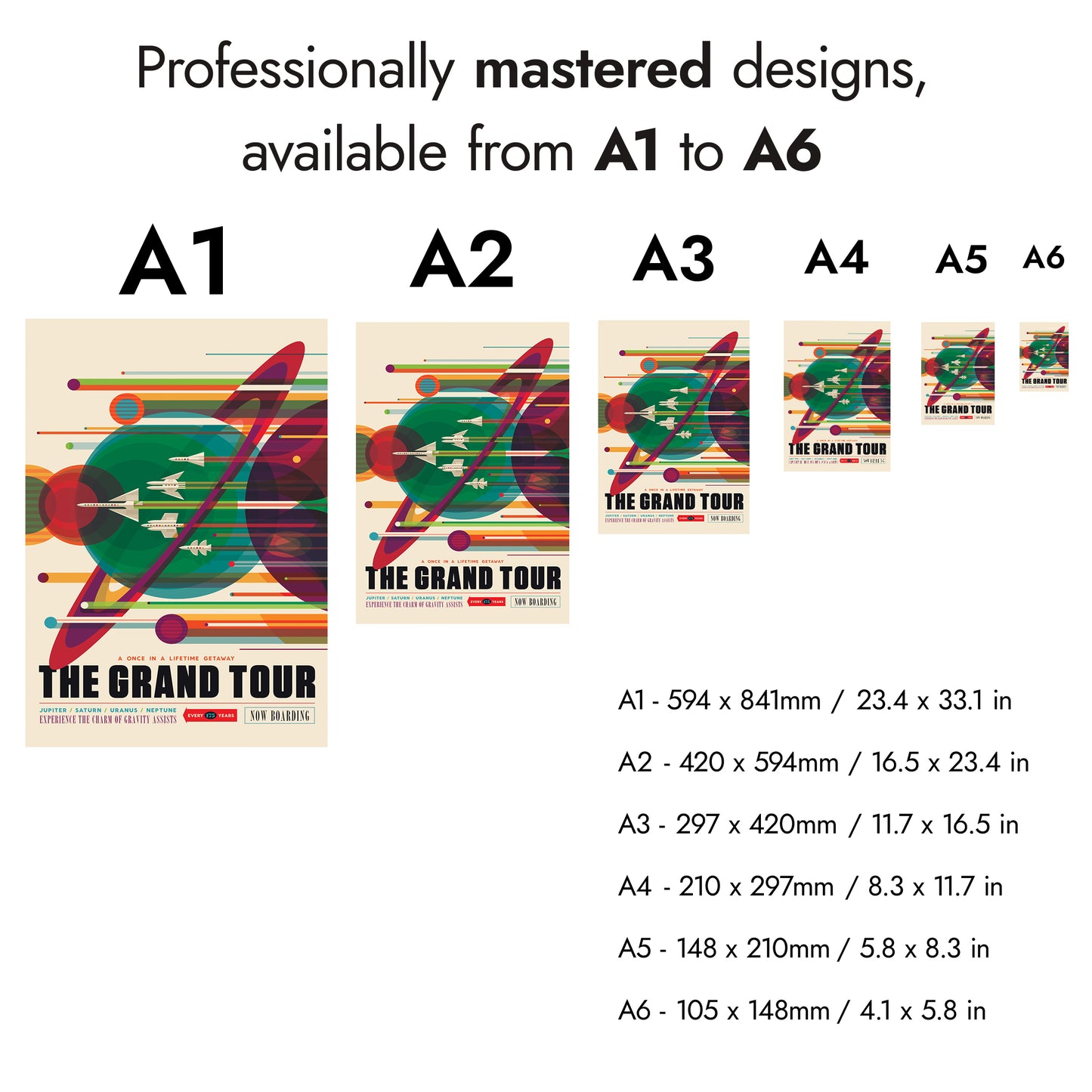 Klassisches Weltraum-Trio