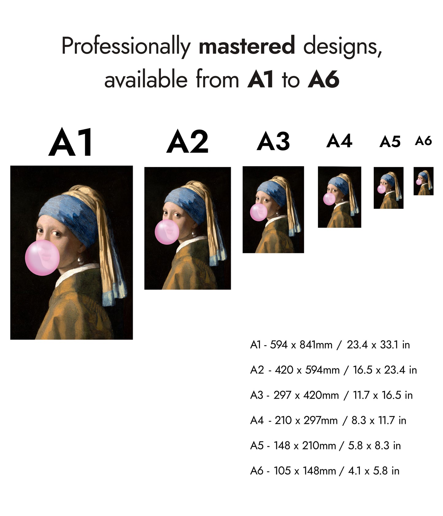 Bubblegum Parel Oorbel