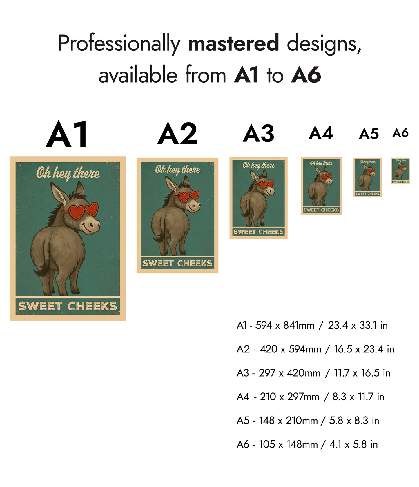 Oh Hey There Sweet Cheeks Donkey