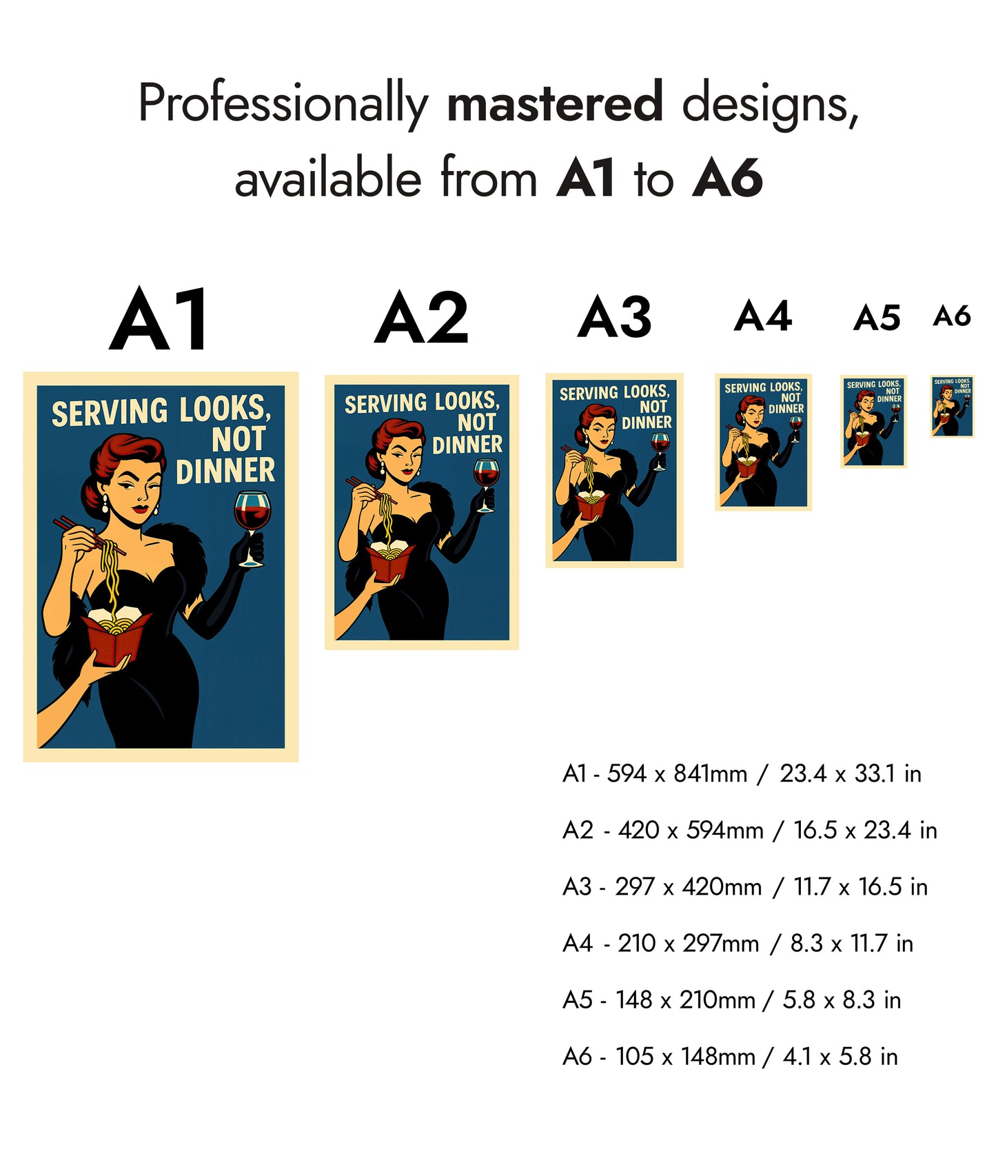 Serving Looks, Not Dinner