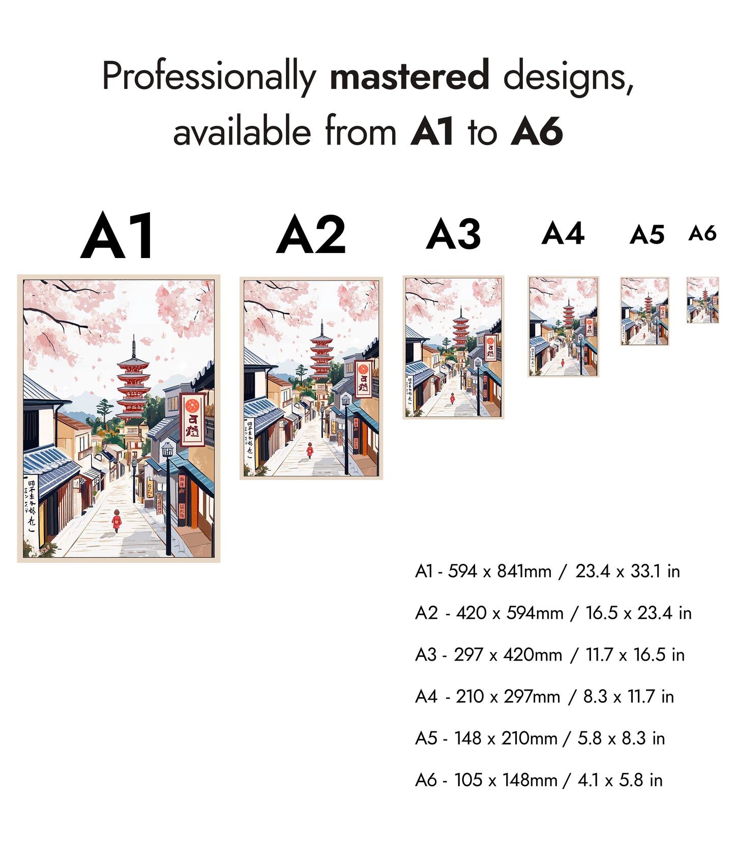 Kyoto Straßenansicht