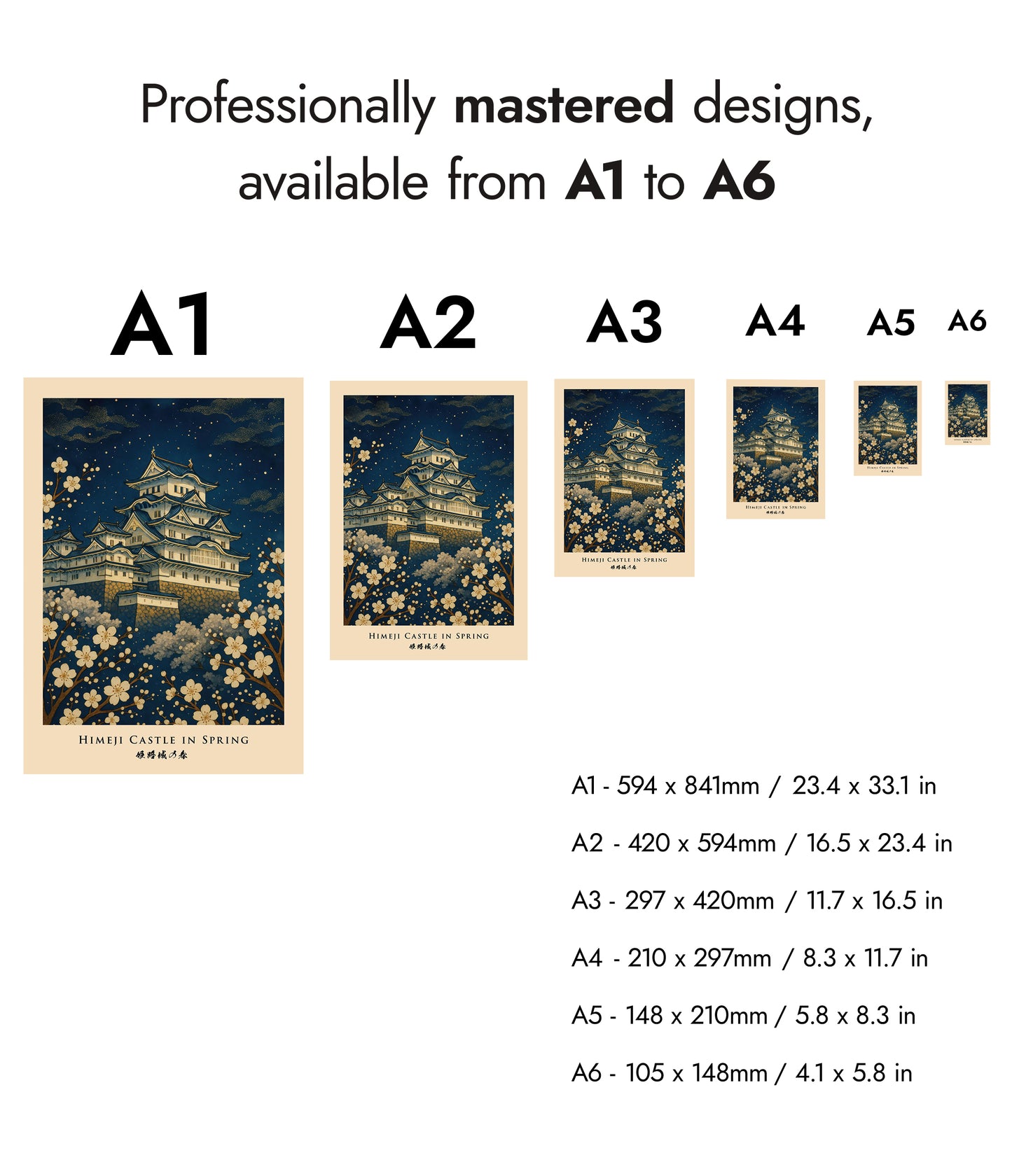 Himeji Castle in Spring