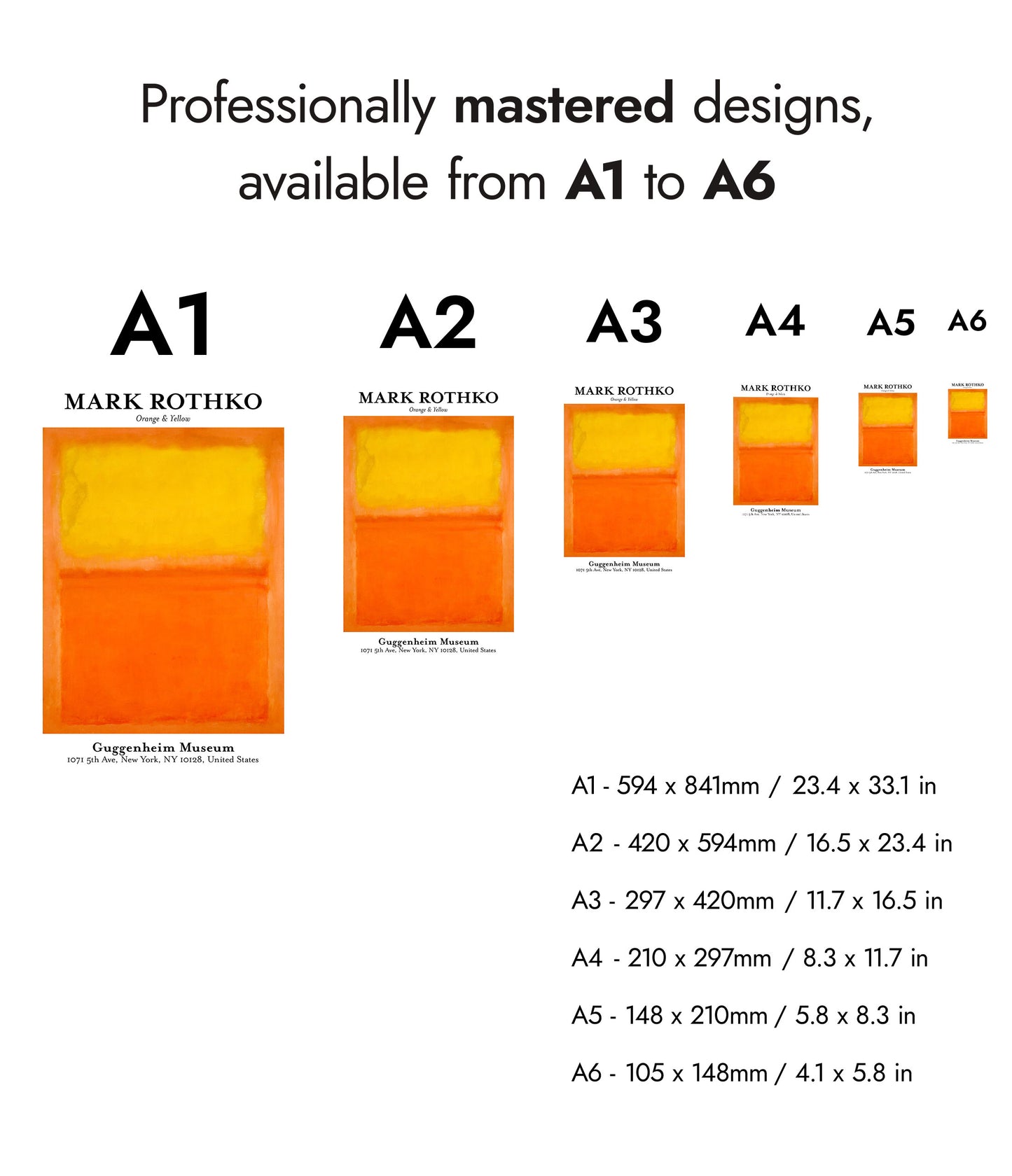 Mark Rothko - Set van 3