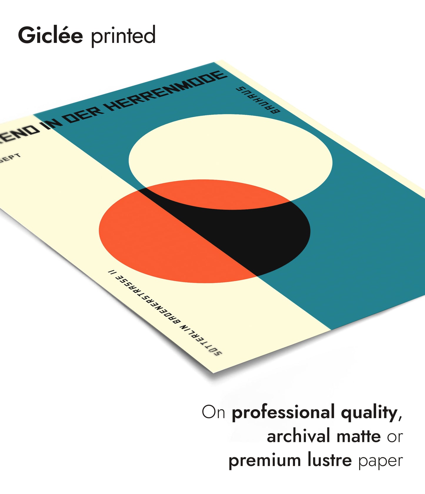 Bauhaus Geometric - Set of 3