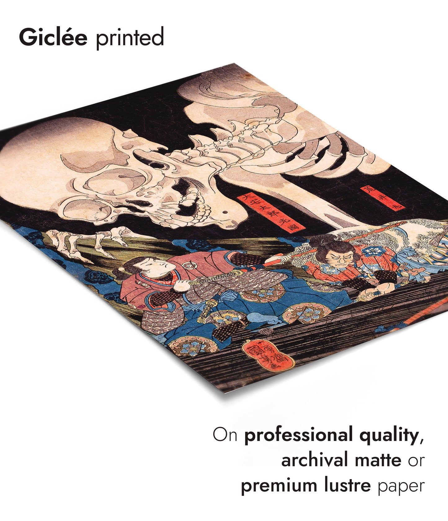 Samurai Woodblock Ukiyo-e - Set of 3