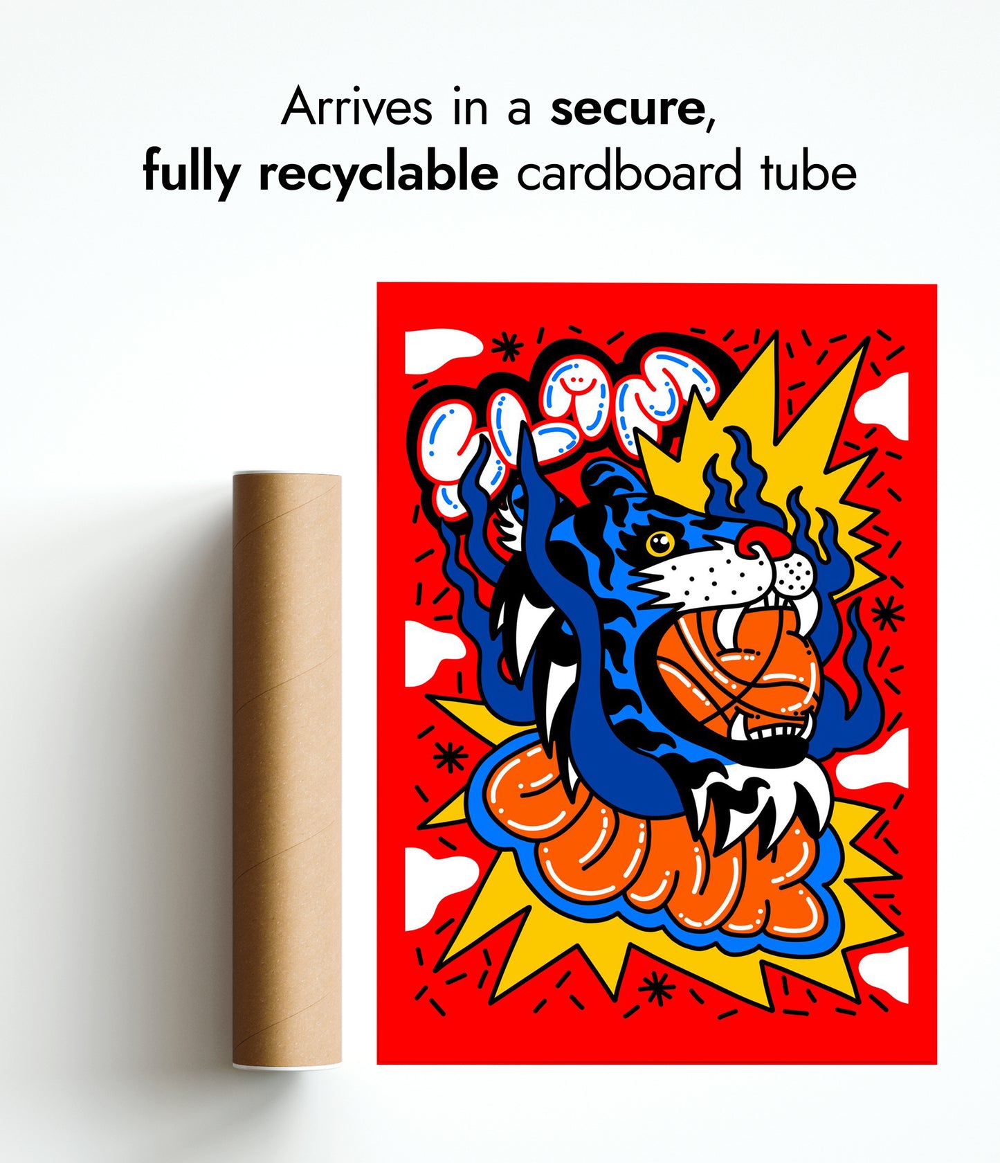 Tiger with Basketball