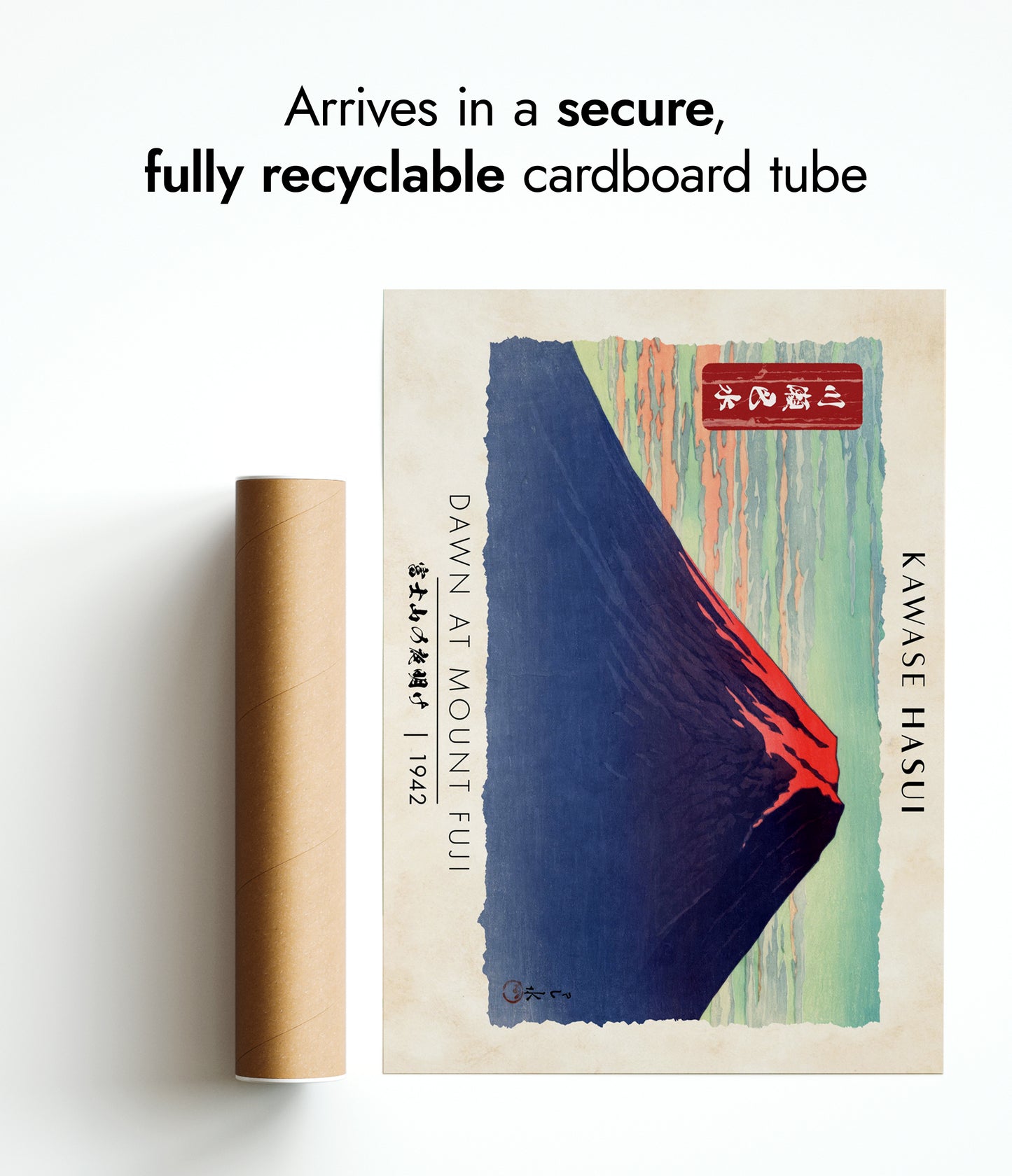 Dageraad bij de berg Fuji