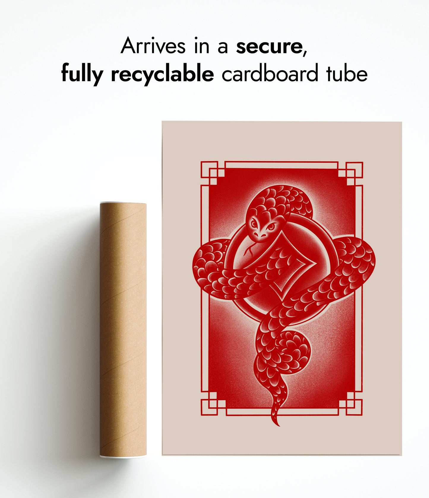 Snake, Chinese Zodiac Red