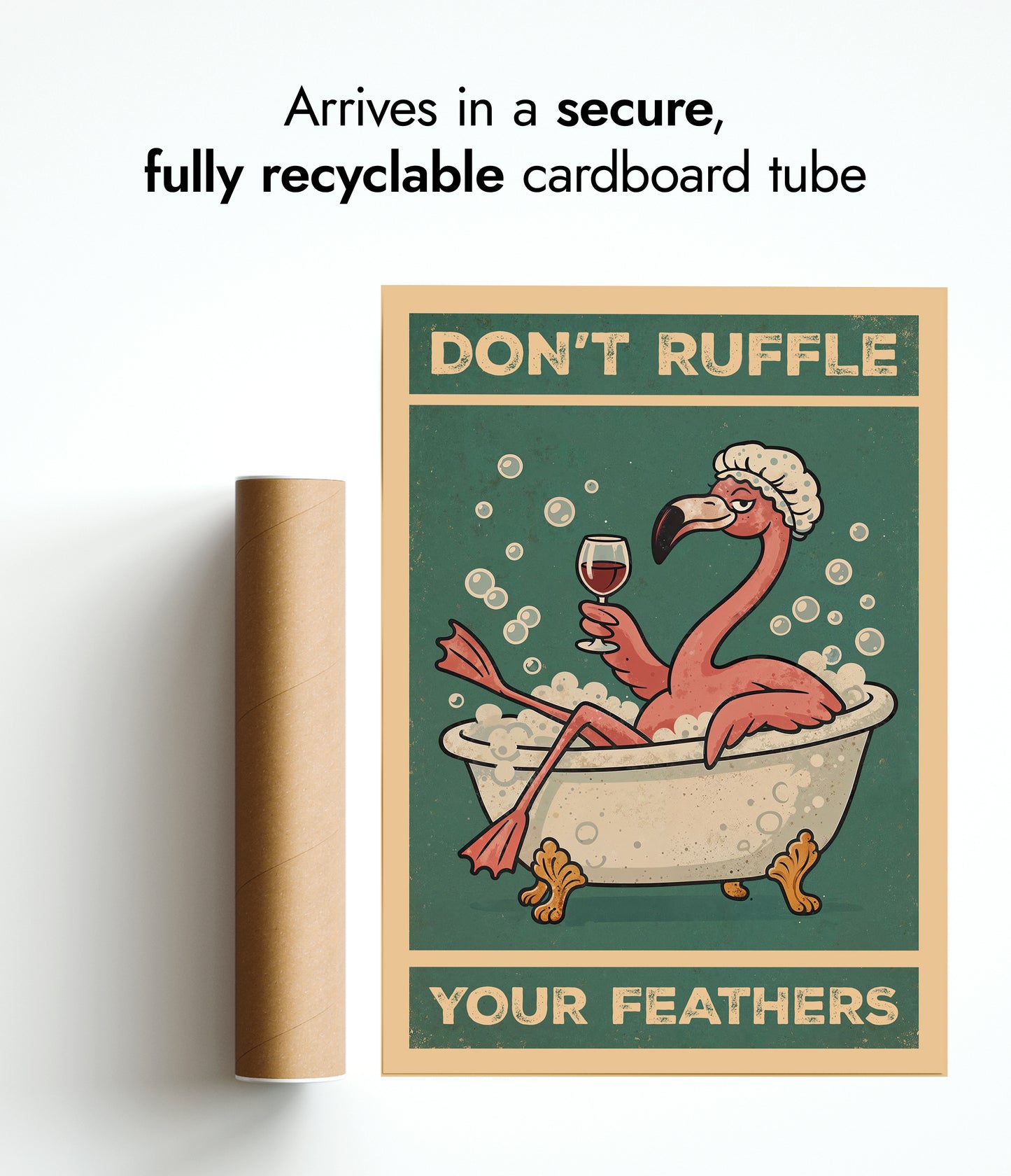 Maak je veren niet los