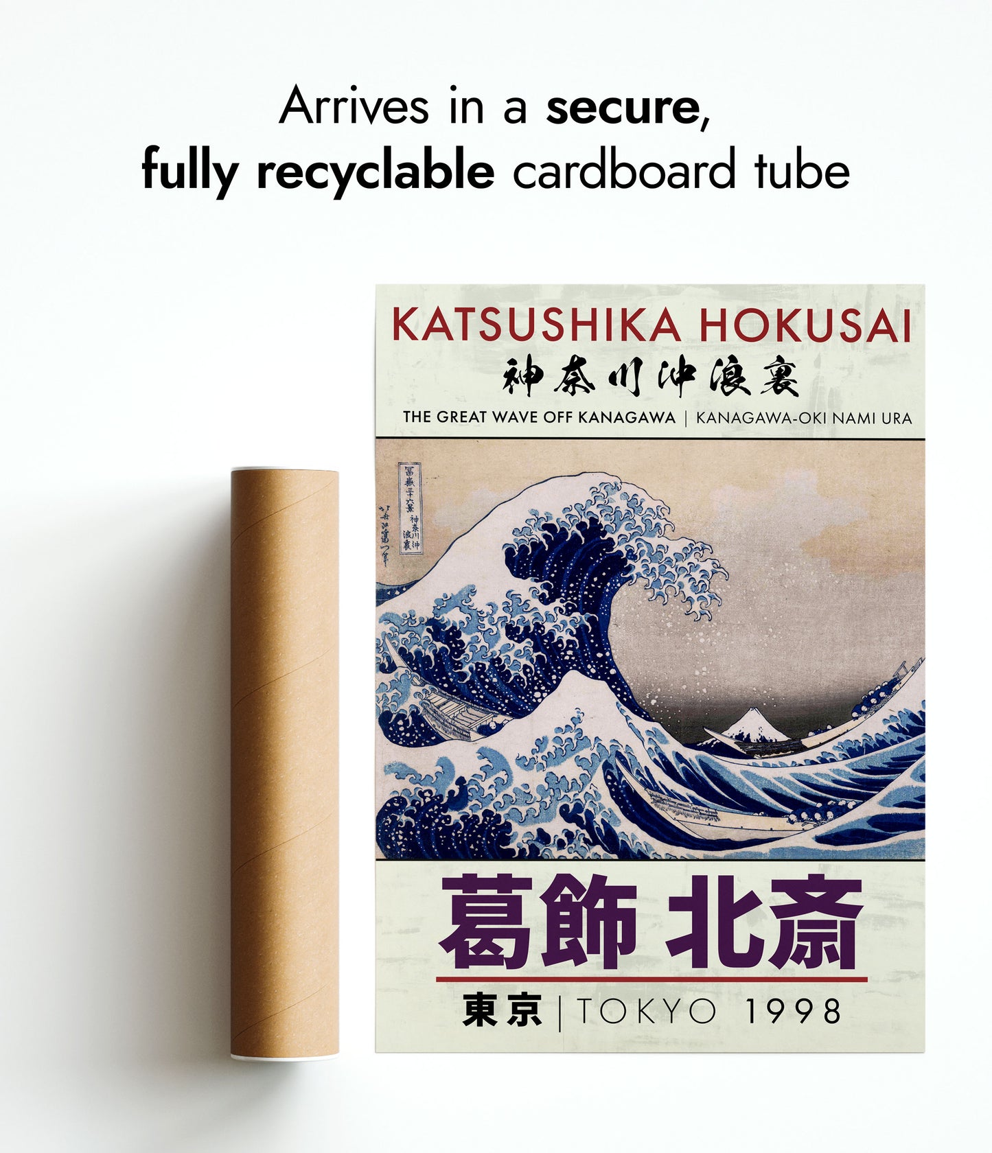 Katsushika Hokusai - Set om 3