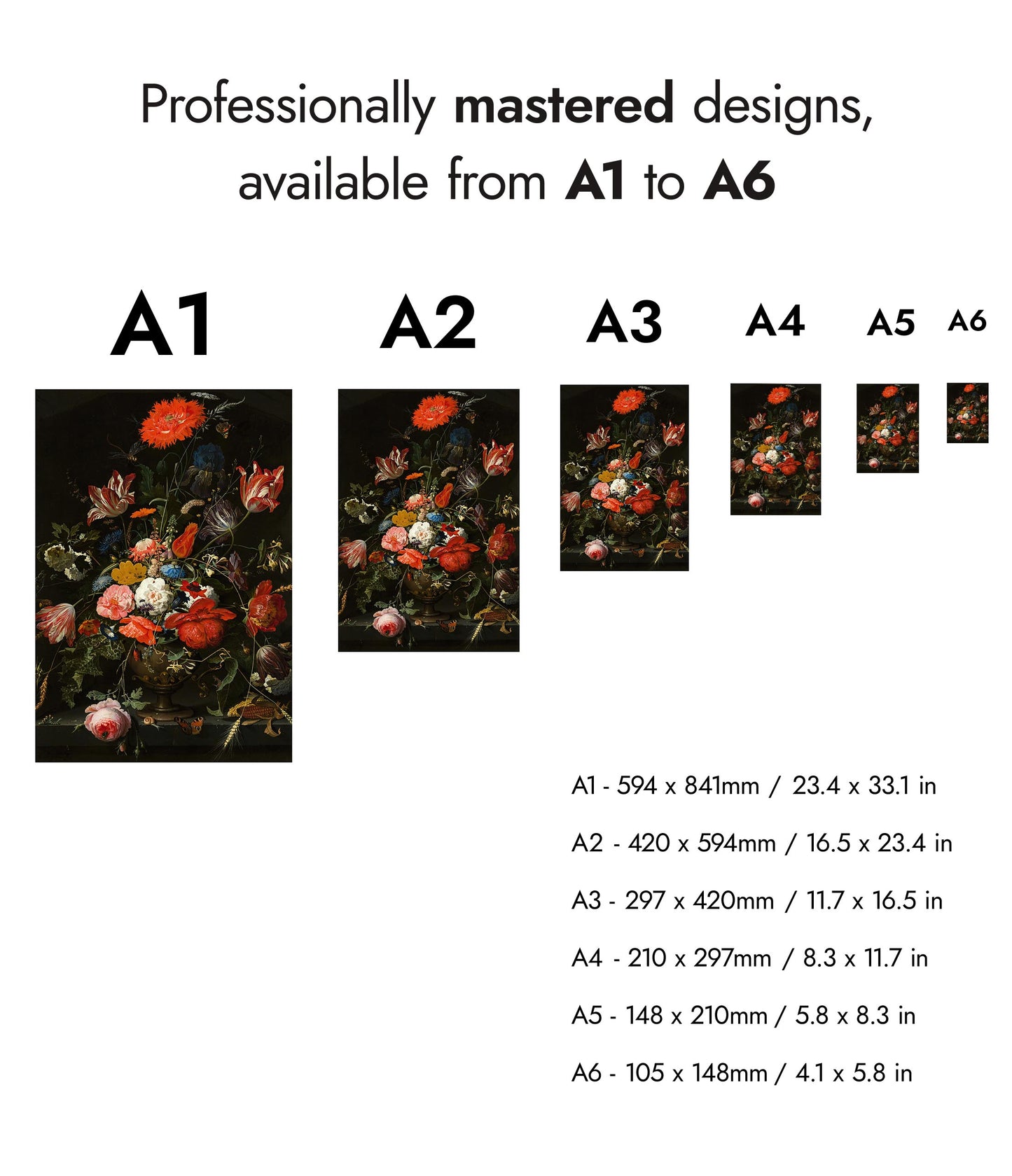 Flowers in a Metal Vase