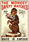 Allumettes de sécurité Monkey print