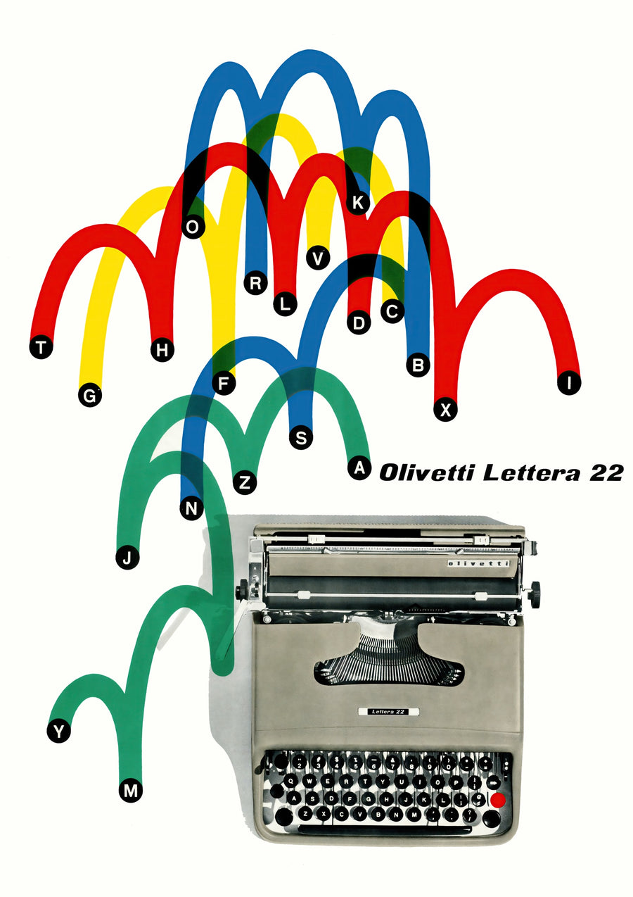 Olivetti Lettera 22 - Print Only frame