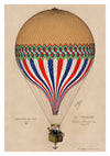 French Flag Balloon print