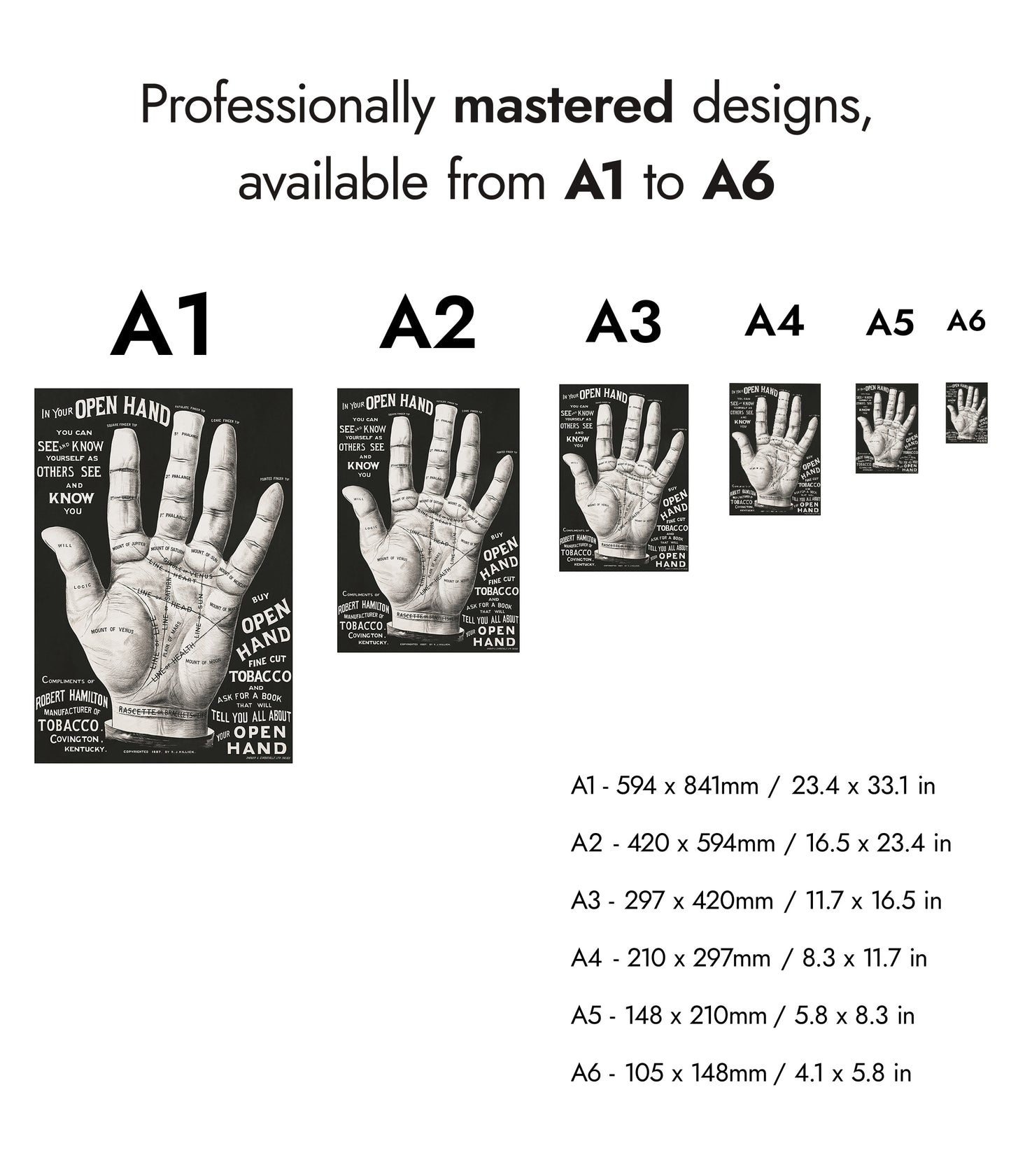 Main ouverte, lecture de la paume