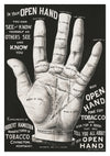 Open Hand, Palm Reading print