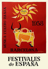 Festivales de Espana, Barcelona print