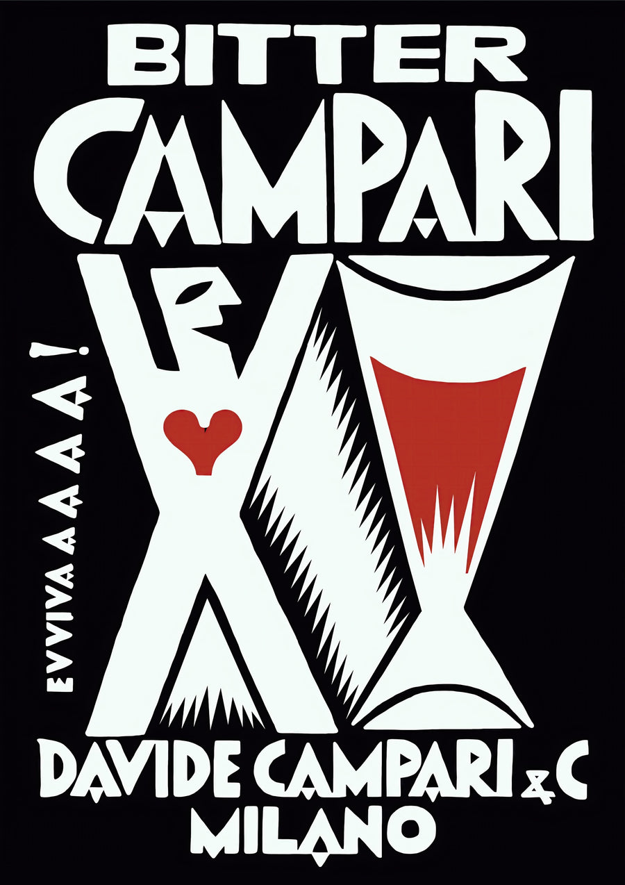 Campari amer - Print Only frame