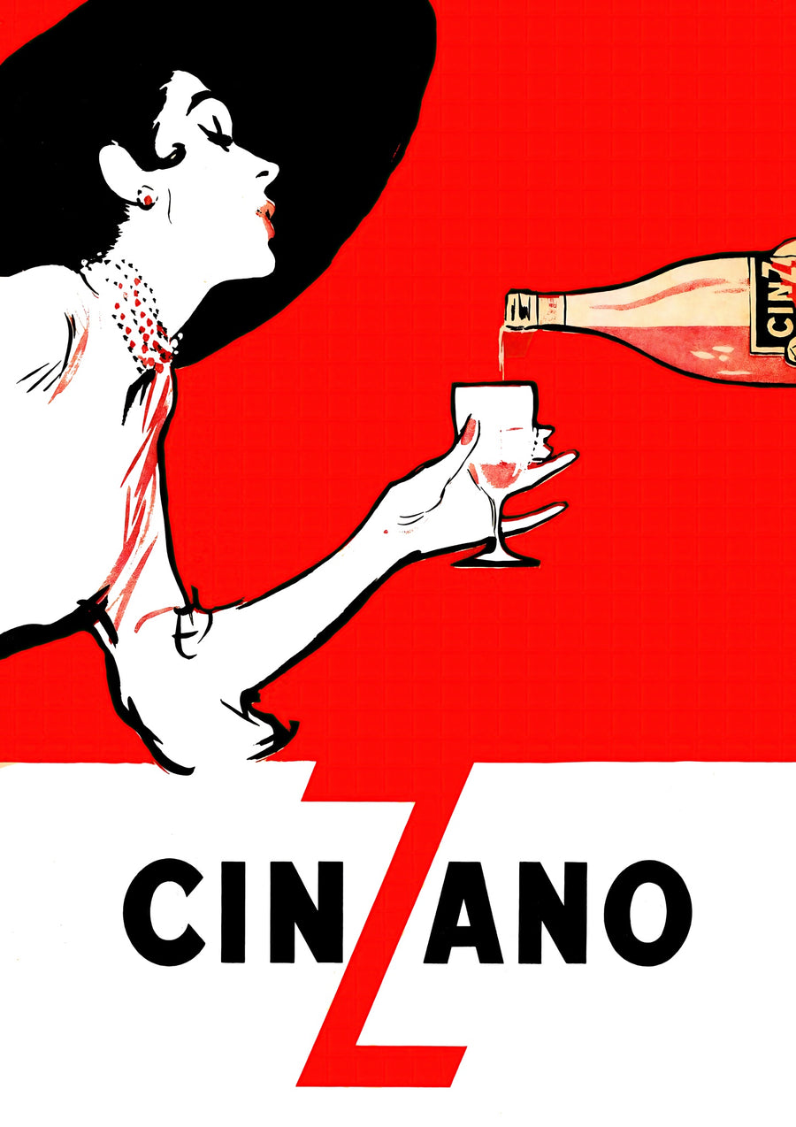 Cinzano - Print Only frame