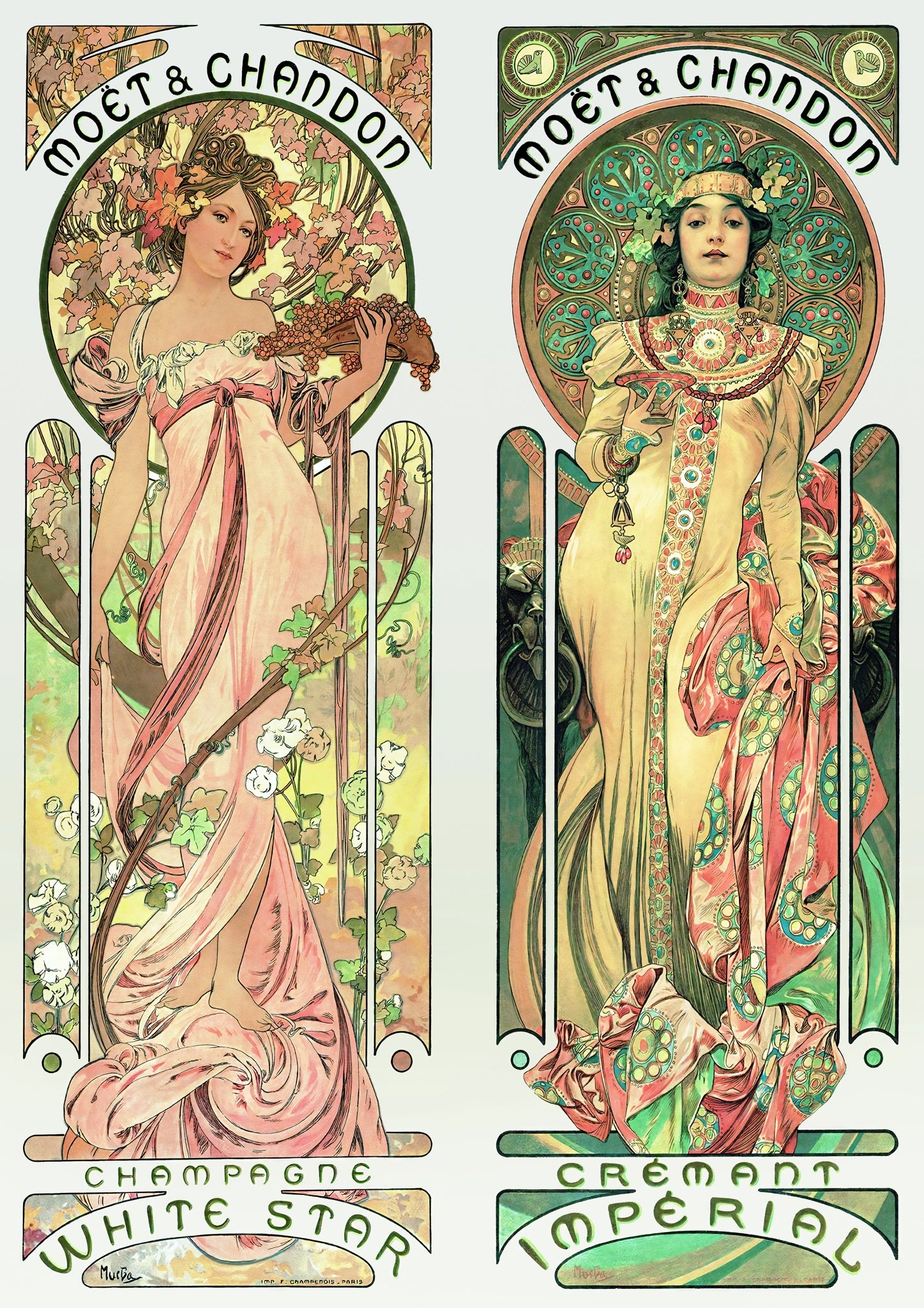 Moët & Chandon, Champagne - Vintage Advert | Framed Prints