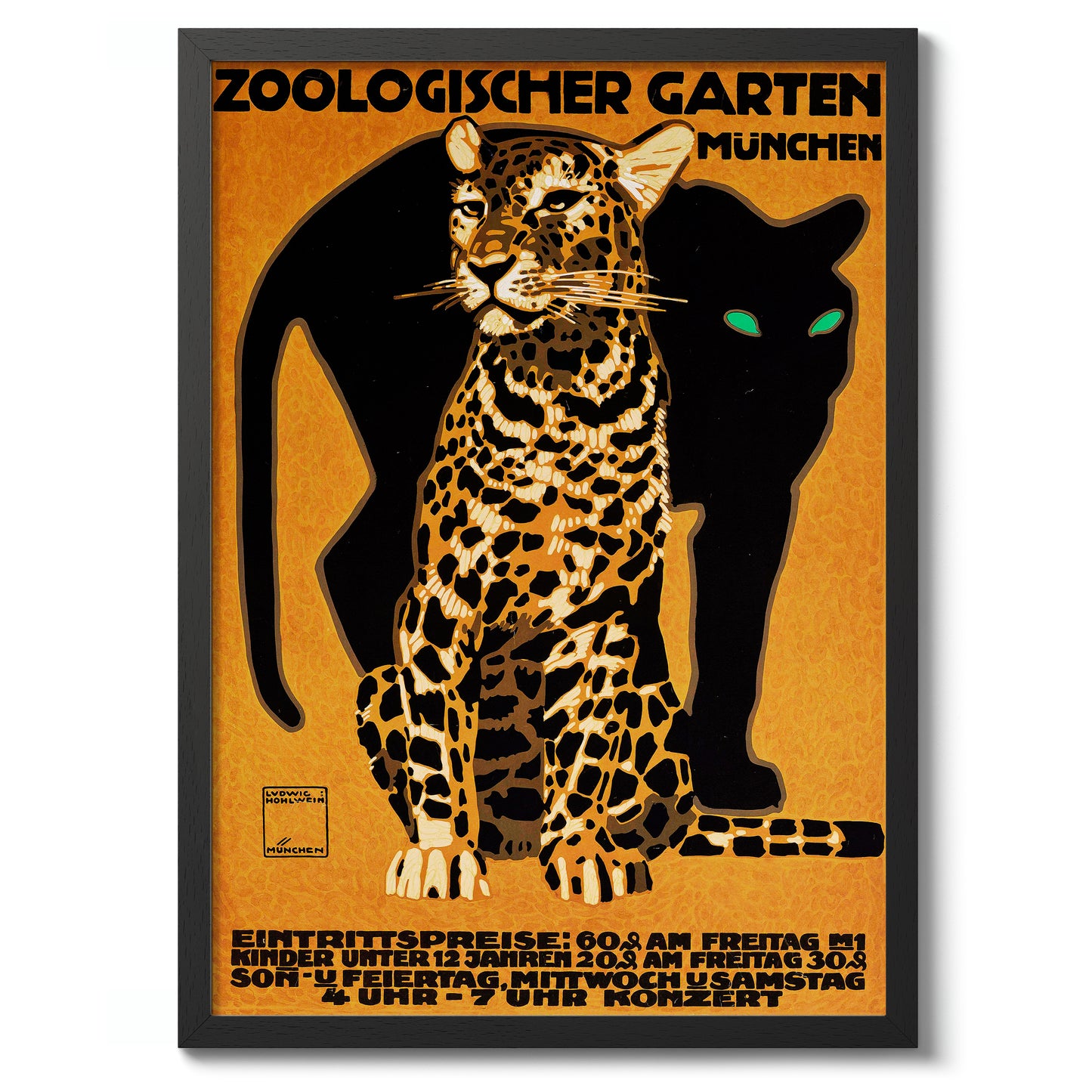 Fläckig leopard, München