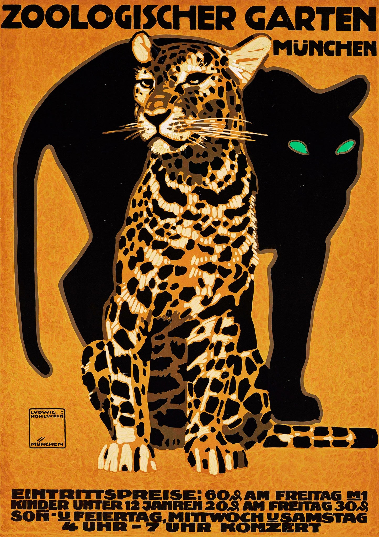 Fläckig leopard, München