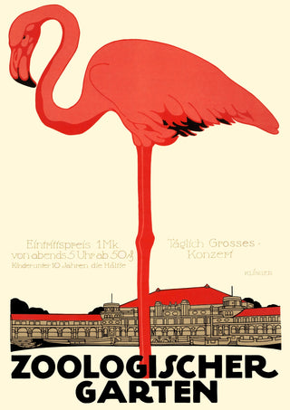 Los geht's zum Zoo, London print