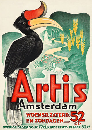 Hornbill, Amsterdam print