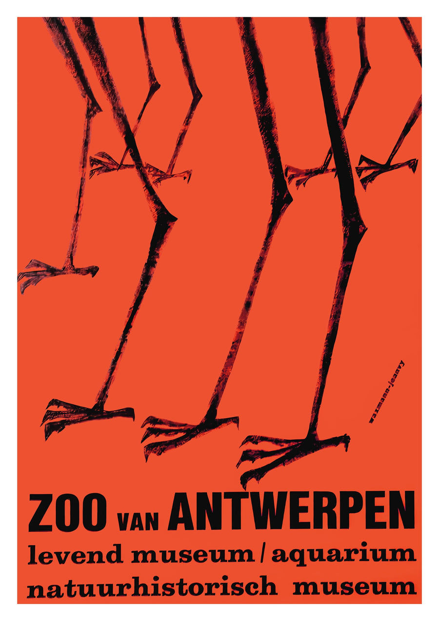 Dierentuin Antwerpen - Print Only frame