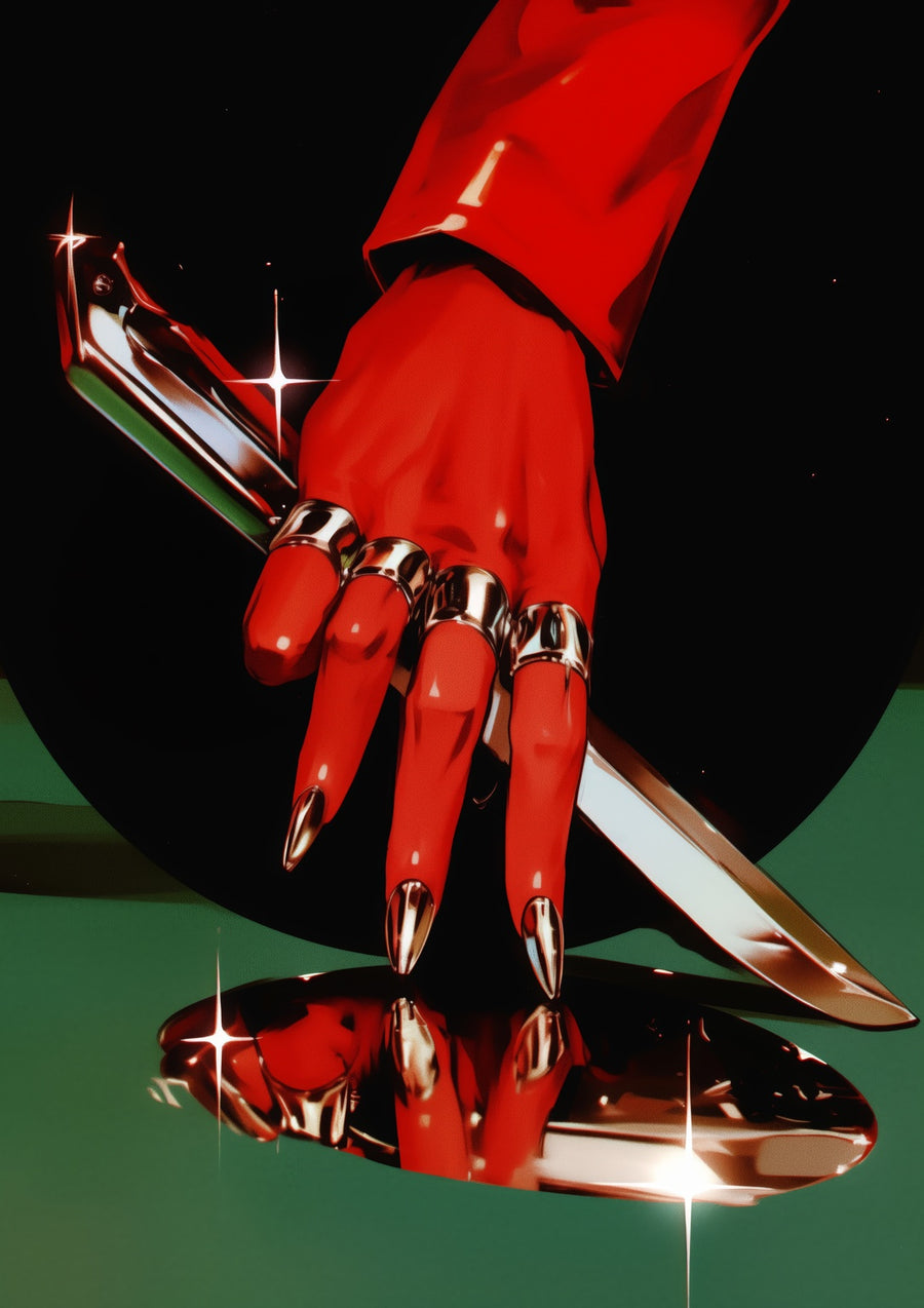 Knife Time - Print Only frame