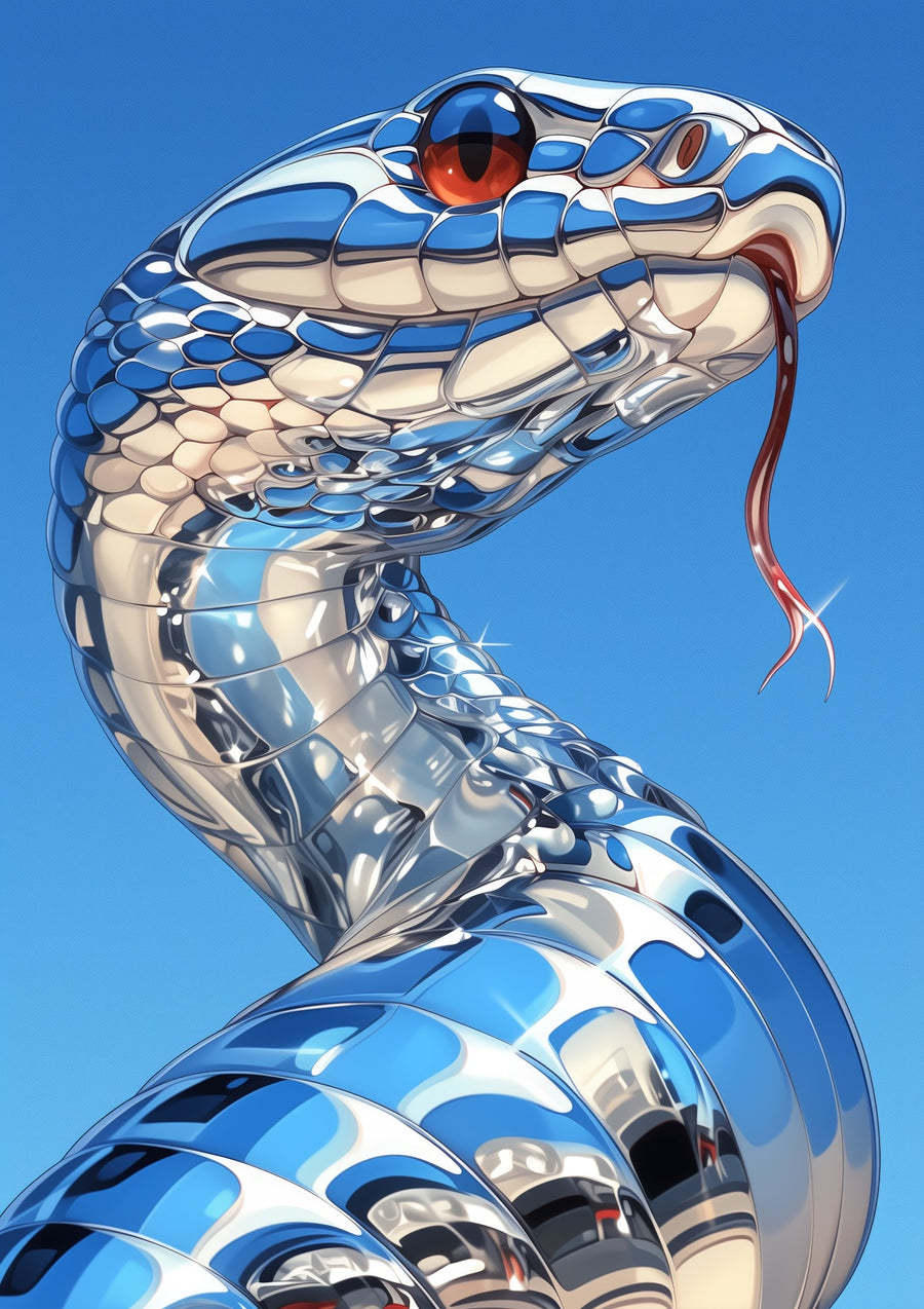 Chrome Snake - Print Only frame