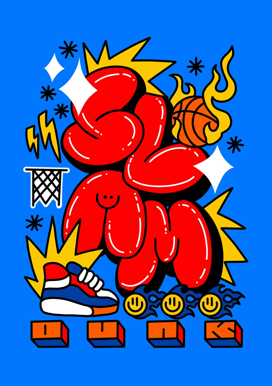 Slam Dunk - Print Only frame