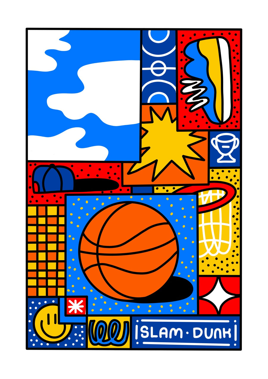 Courtside - Print Only frame