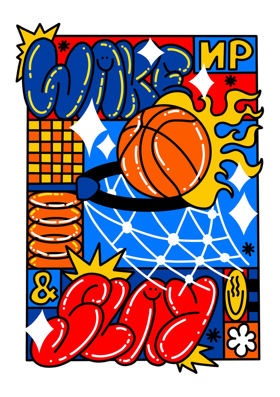 Wake Up N Slay - Print Only frame
